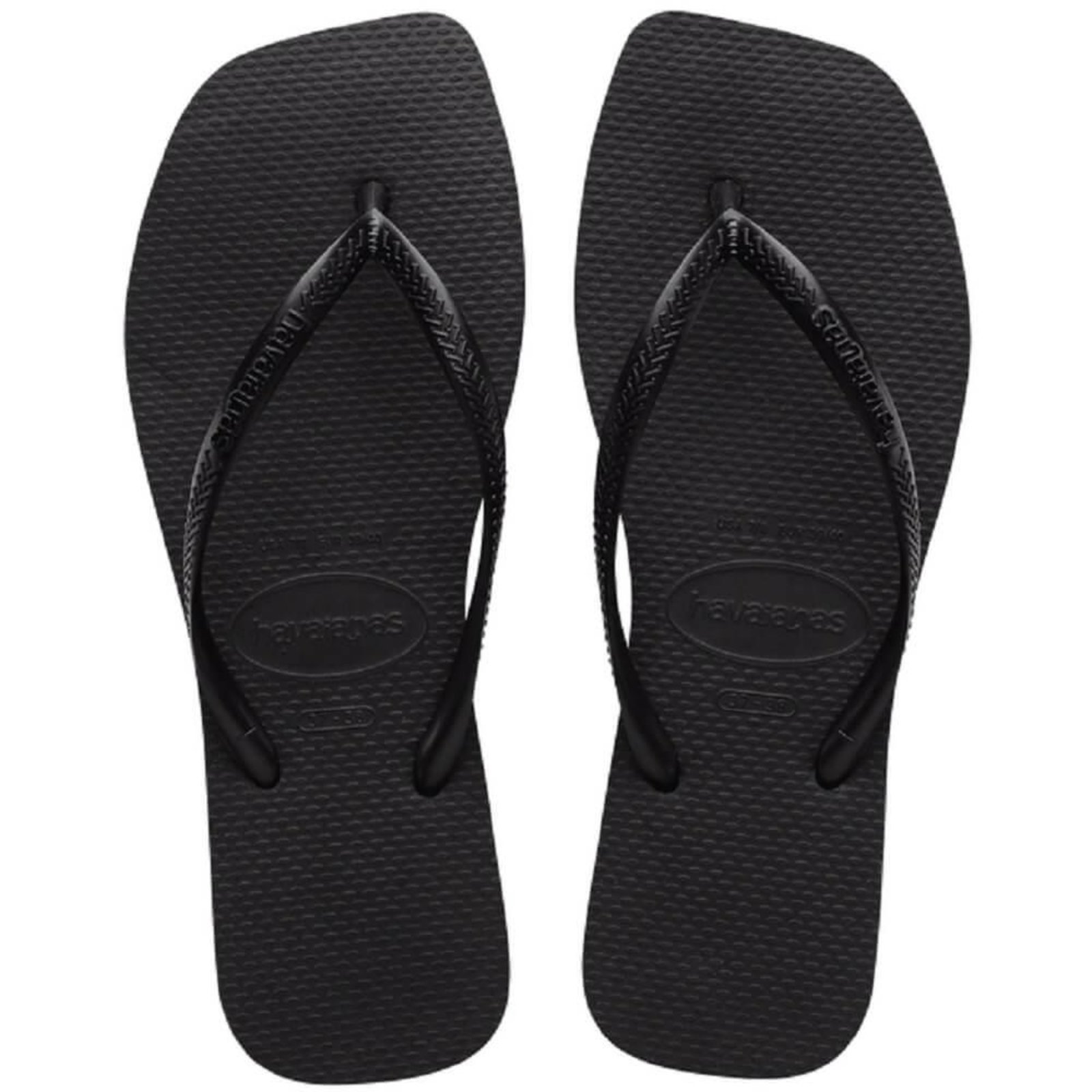 Chinelo Havaianas Slim Square Feminino Preto