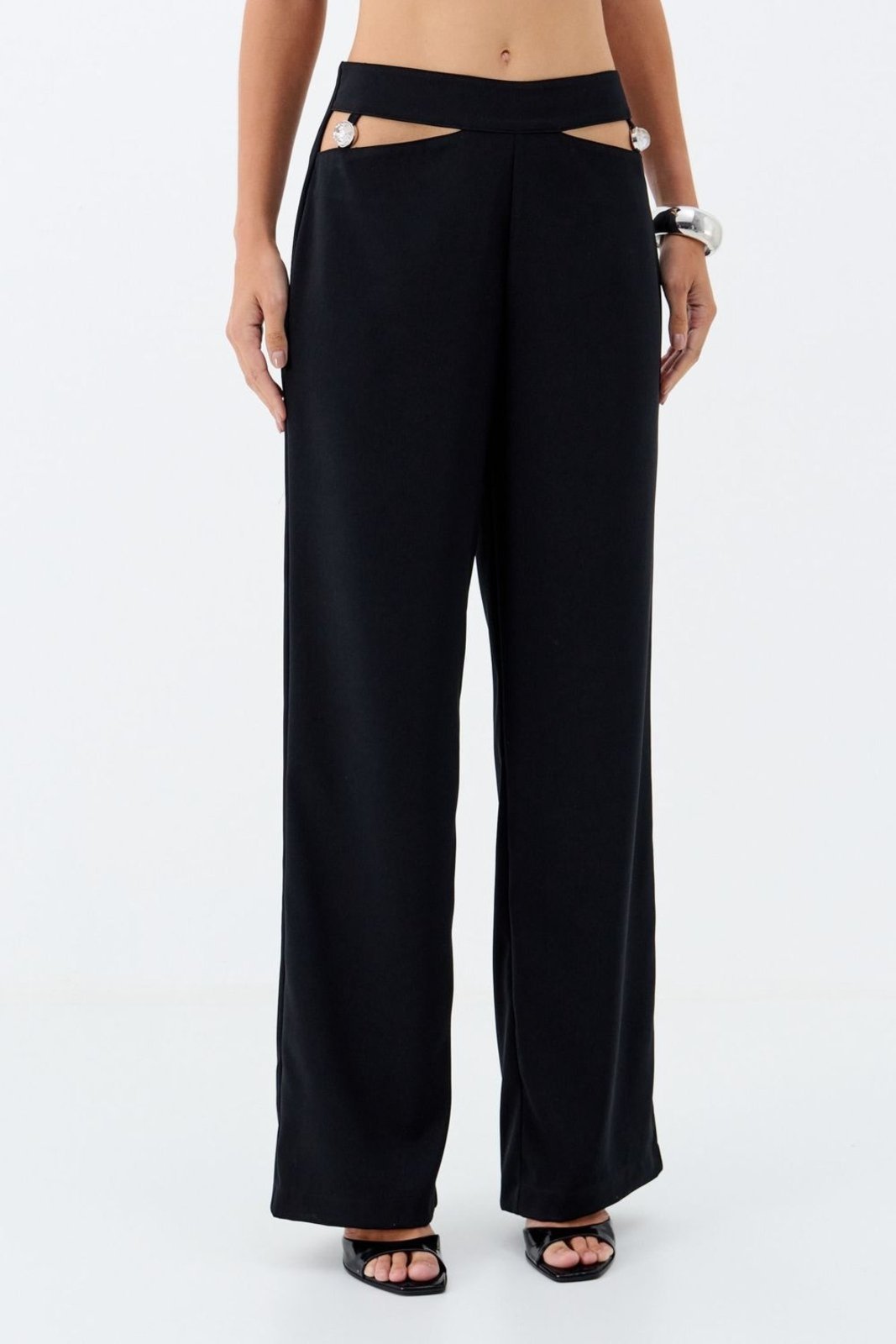 Calça Black Alfaiataria Reta ACT Feminino