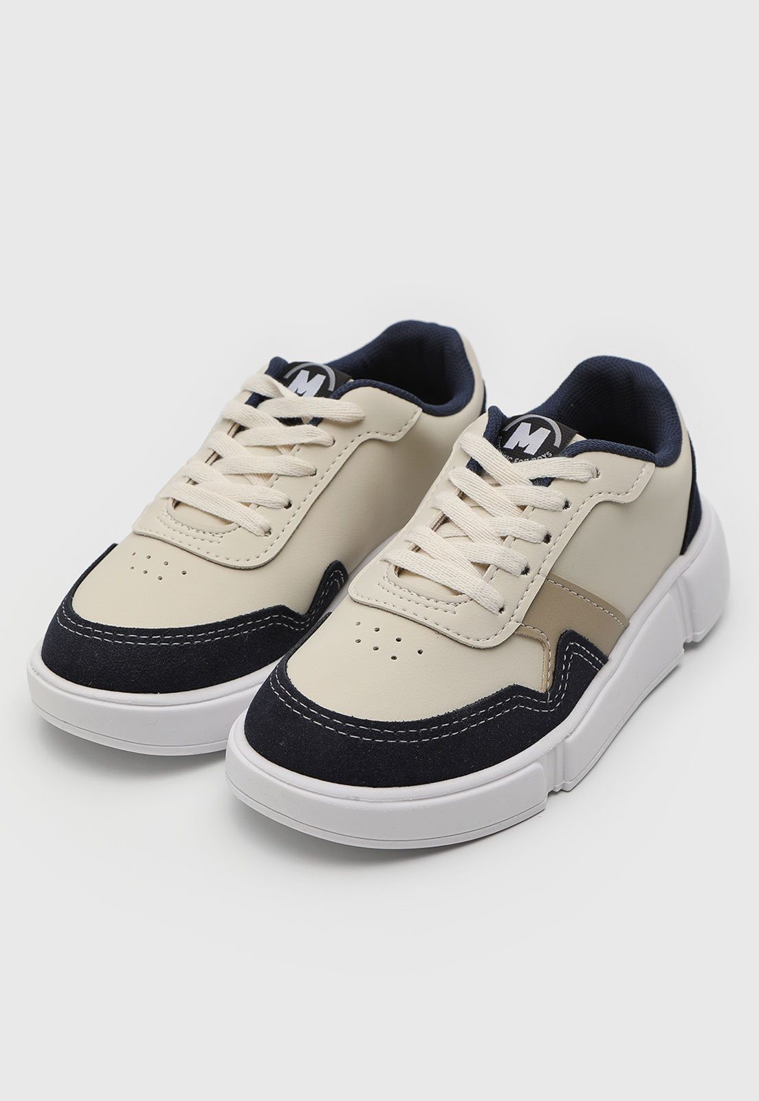 Infantil - Tênis Molekinho Recortes Off-White