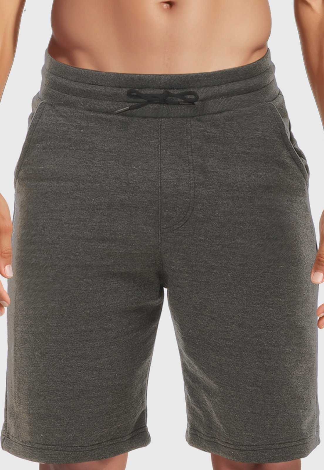 Bermuda Moletom Masculina Short Benellys Chumbo