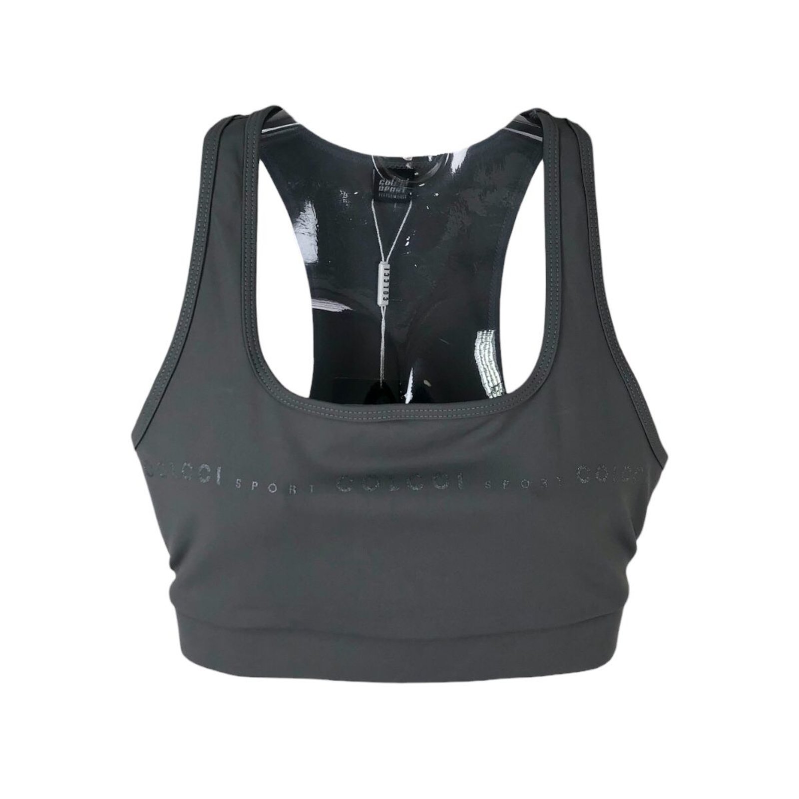 Top Slim Com Logo Colcci Sport Cinza