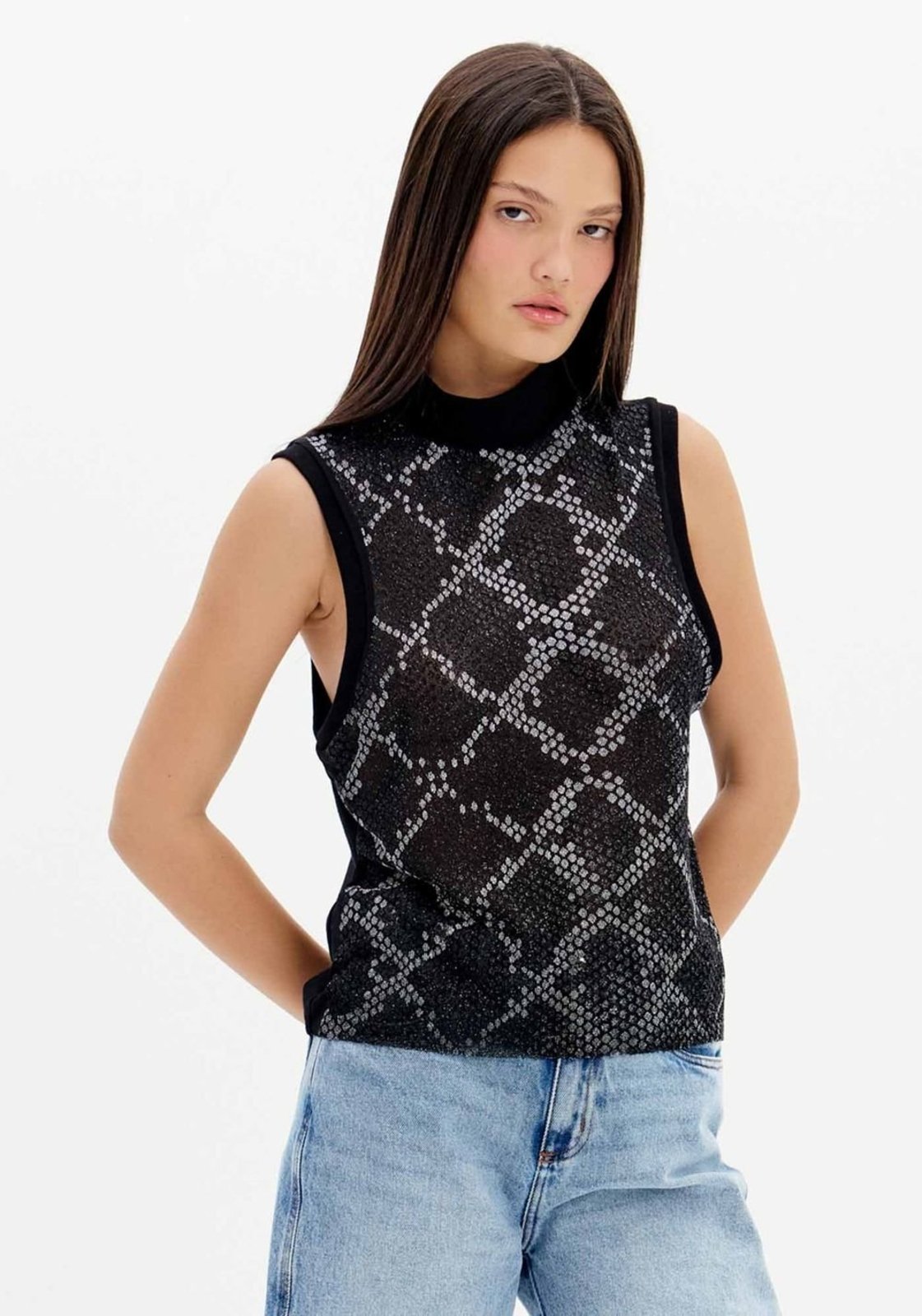 T-Shirt Com Transparência e Brilhos My Favorite Things