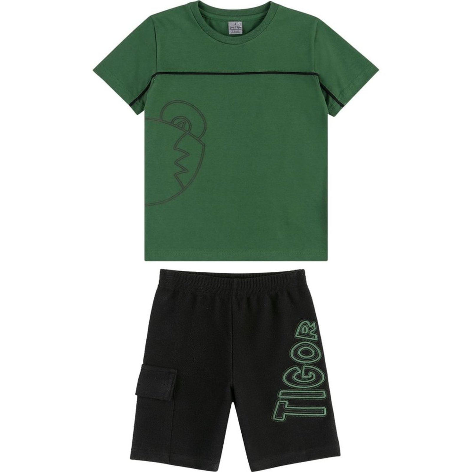 Infantil - Conjunto Curto Menino Tigor T. Tigre