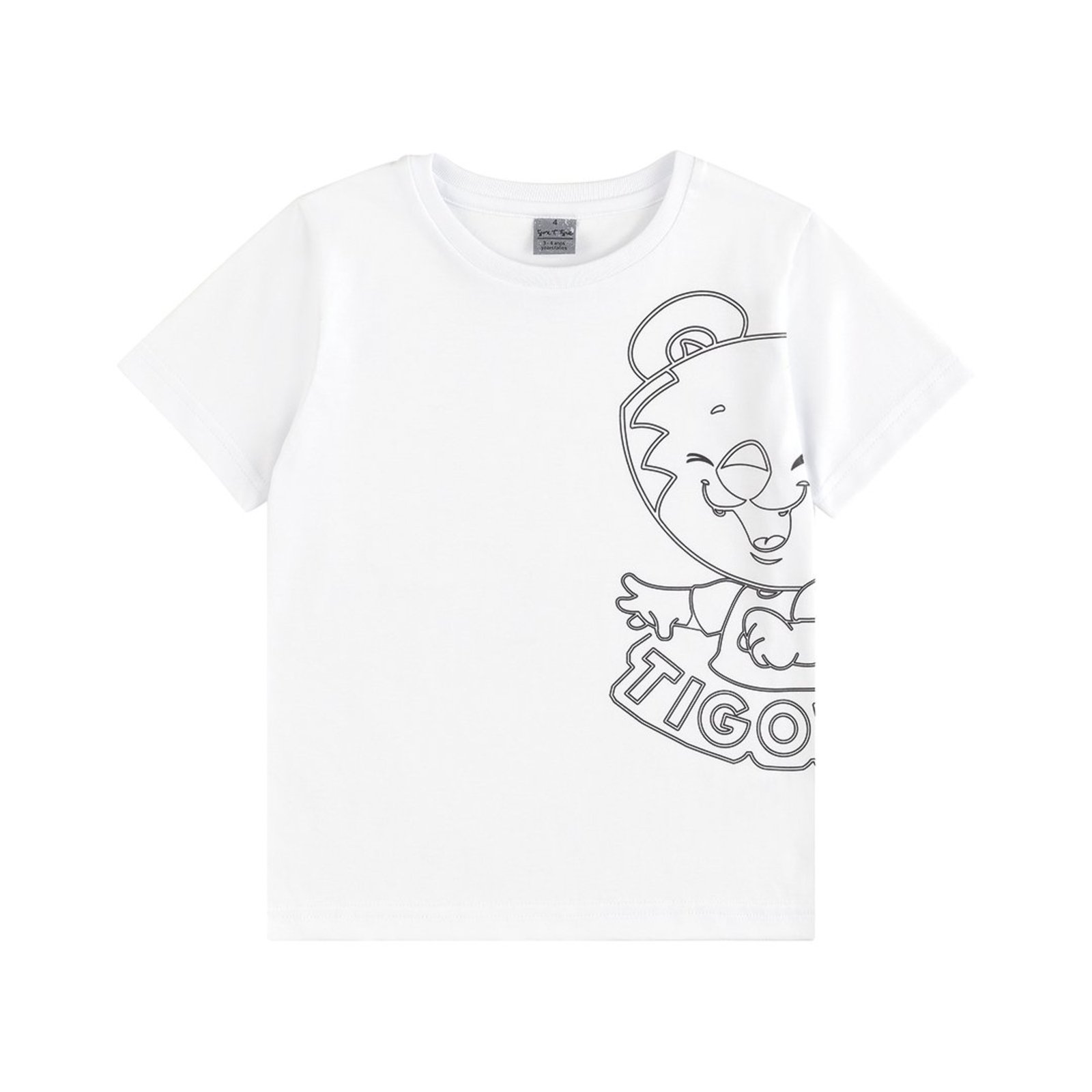 Infantil - Camiseta Manga Curta Menino Tigor T. Tigre