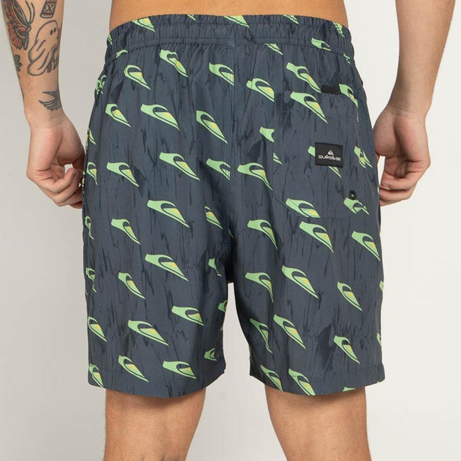 Bermuda Quiksilver Everyday Roots 17 WT25 Masculina Preto