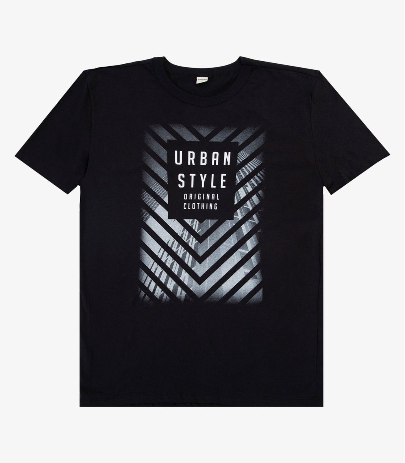 Camiseta Adulto Masculino Meia Malha Rovitex Preto