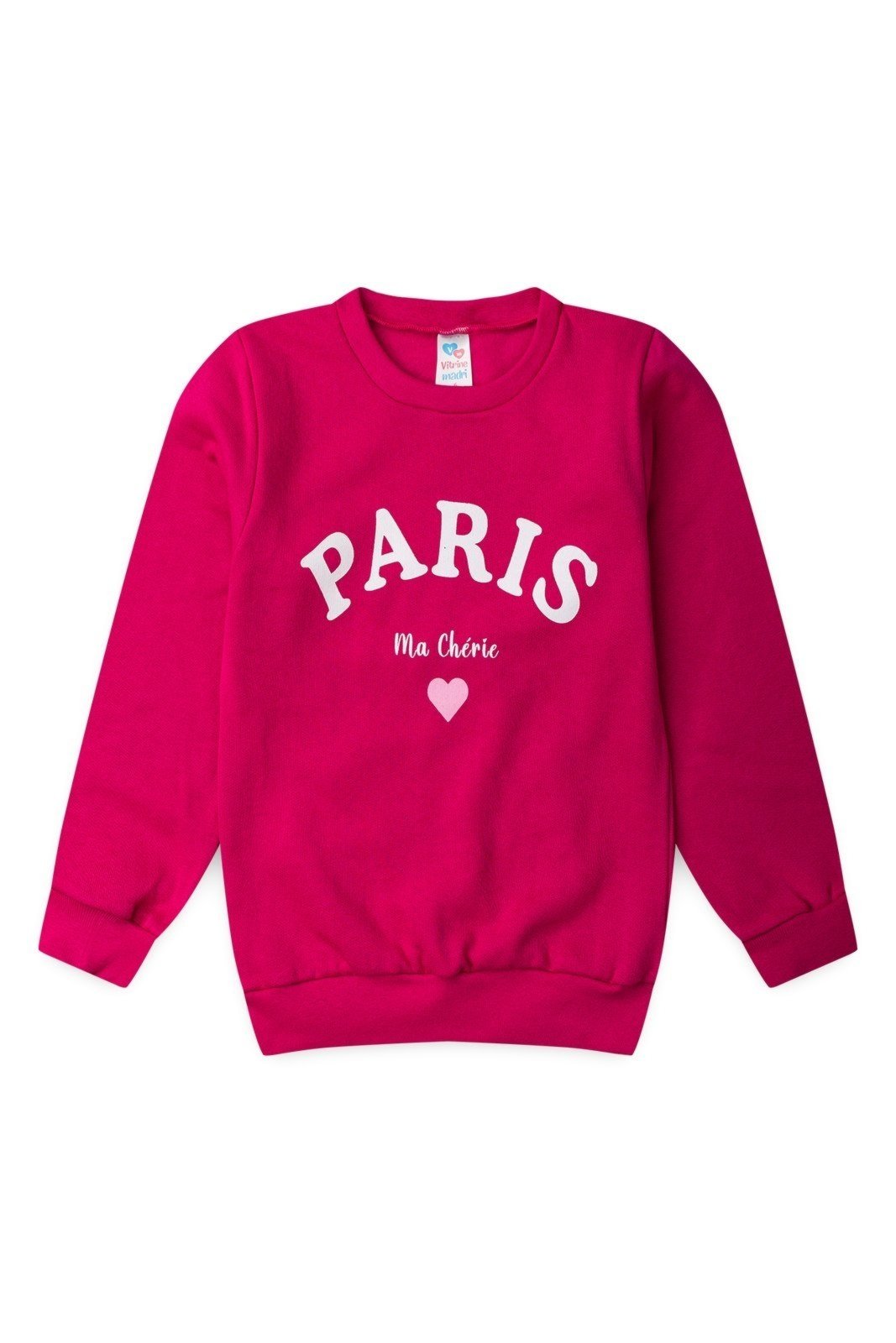 Infantil - Blusa Moletom Menina Paris Ma Chérie