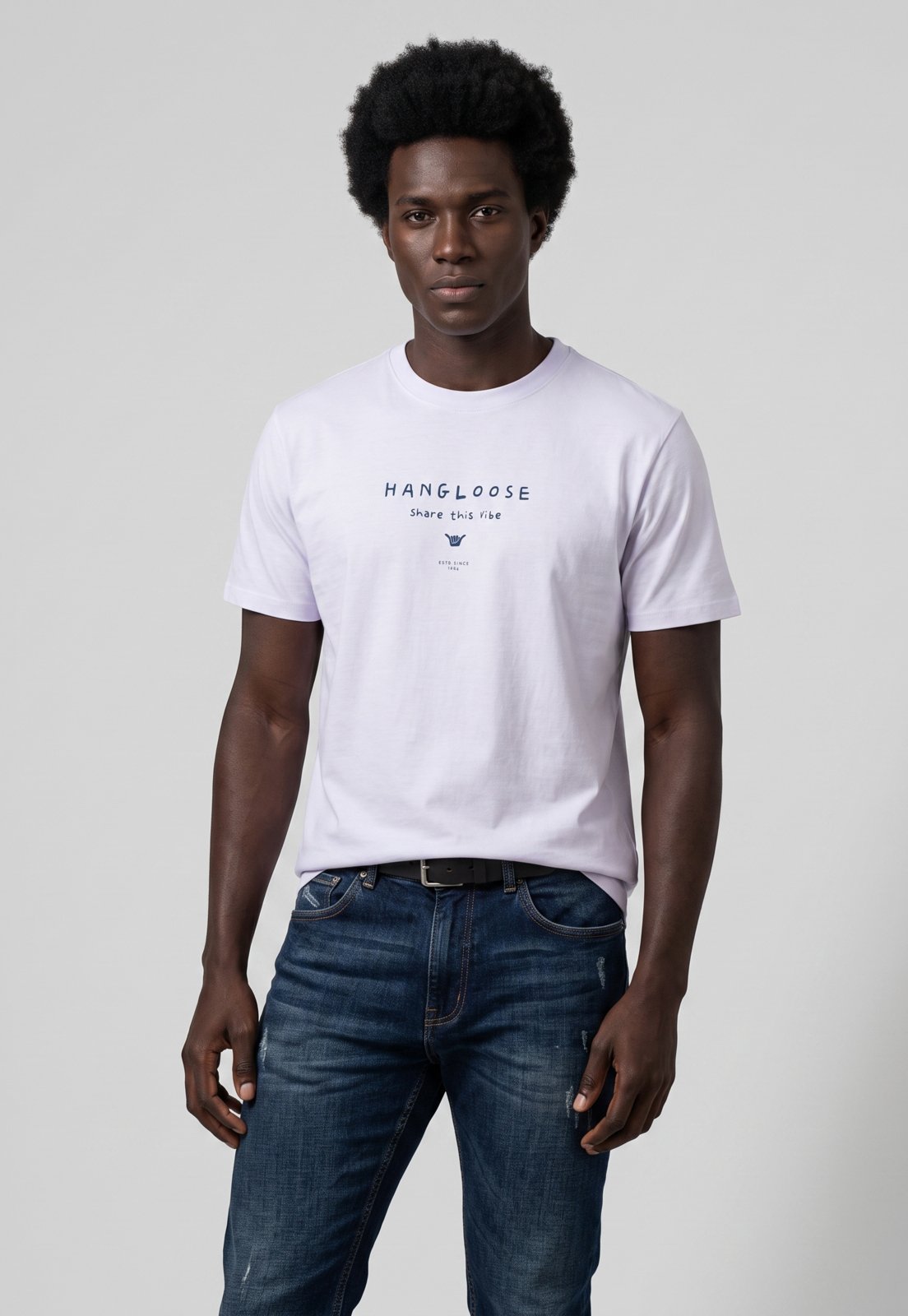 Camiseta Masculina Hang Loose Silk Share It Branca