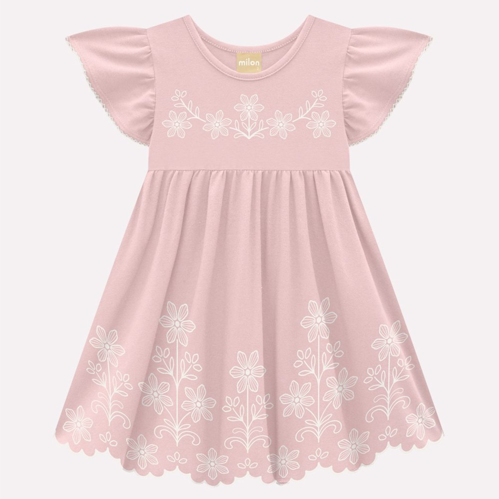 Infantil - Vestido Menina Estampa Milon