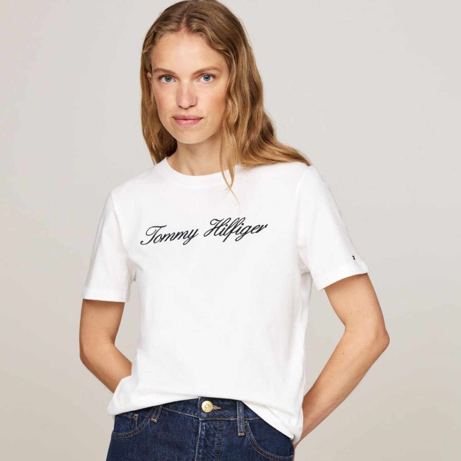 Vista 2 Camiseta Logo Cursivo Tommy Hilfiger incolor Tommy Hilfiger incolor