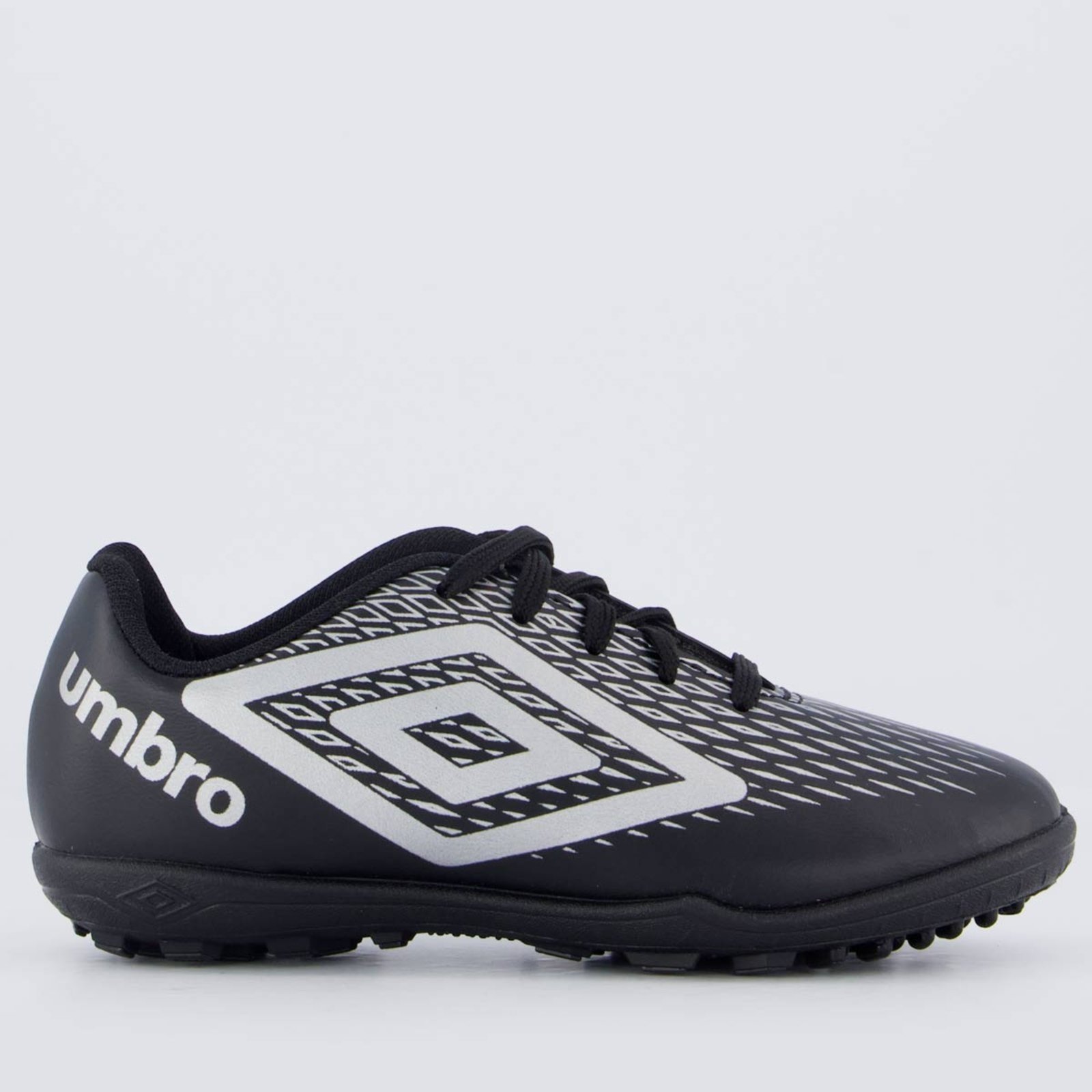 Vista 2 Chuteira Umbro X-Diamond Society Juvenil Preta preto Umbro preto