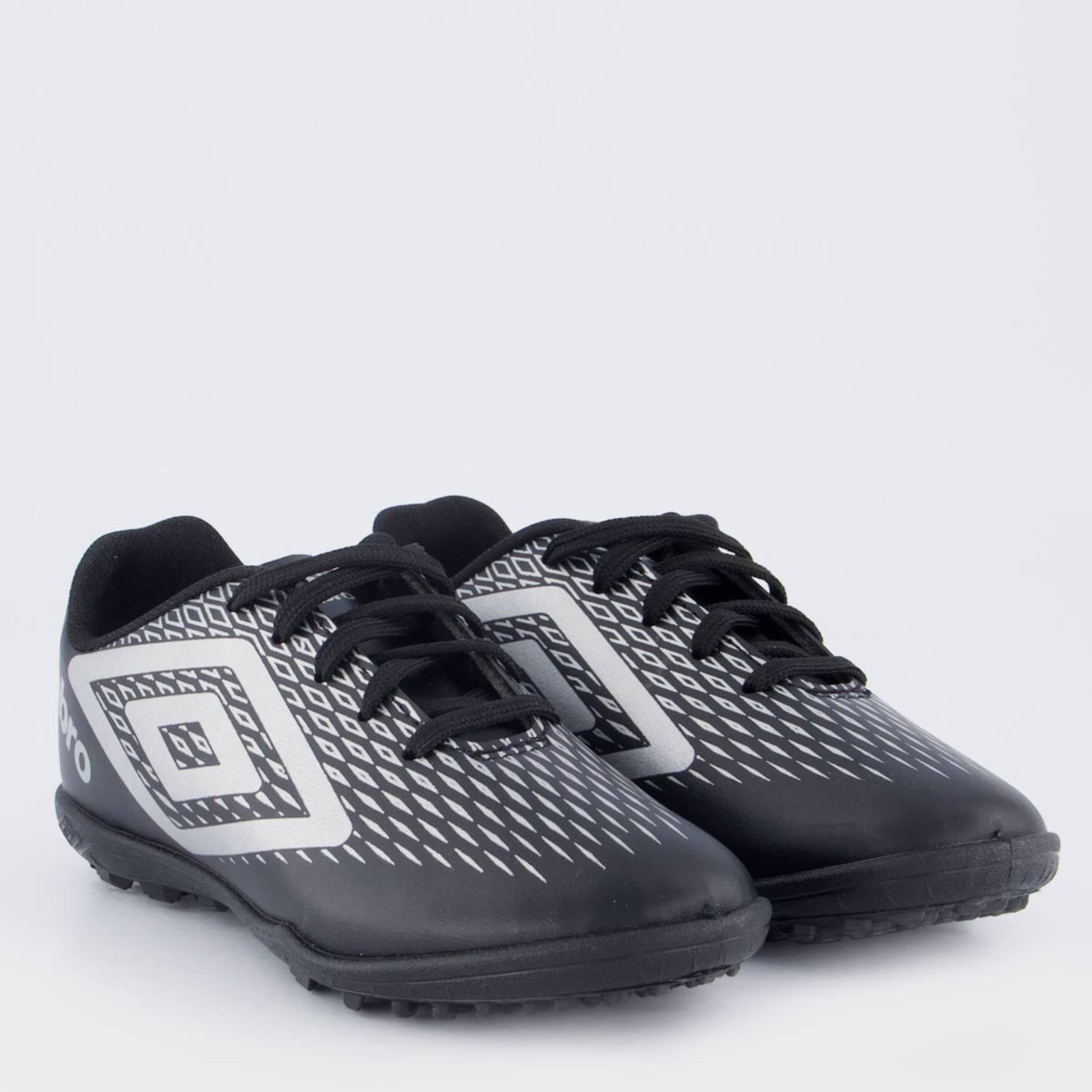 Vista 3 Chuteira Umbro X-Diamond Society Juvenil Preta preto Umbro preto