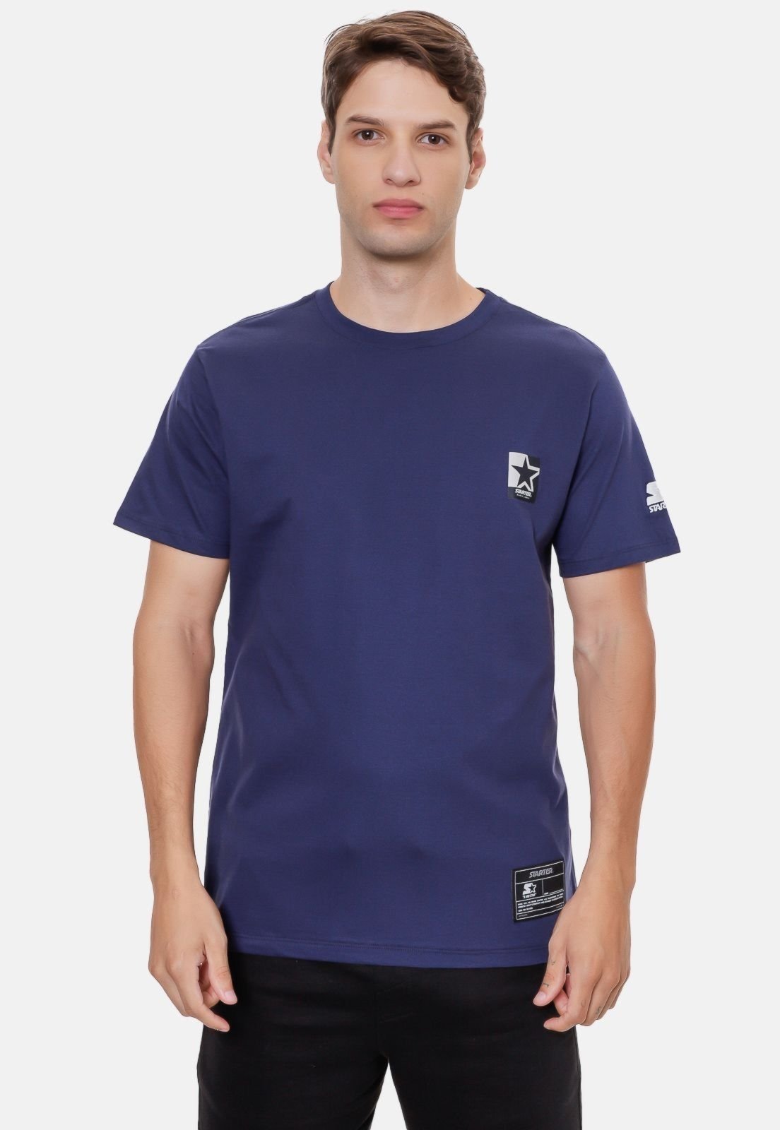 Camiseta Starter Estampada Azul Marinho
