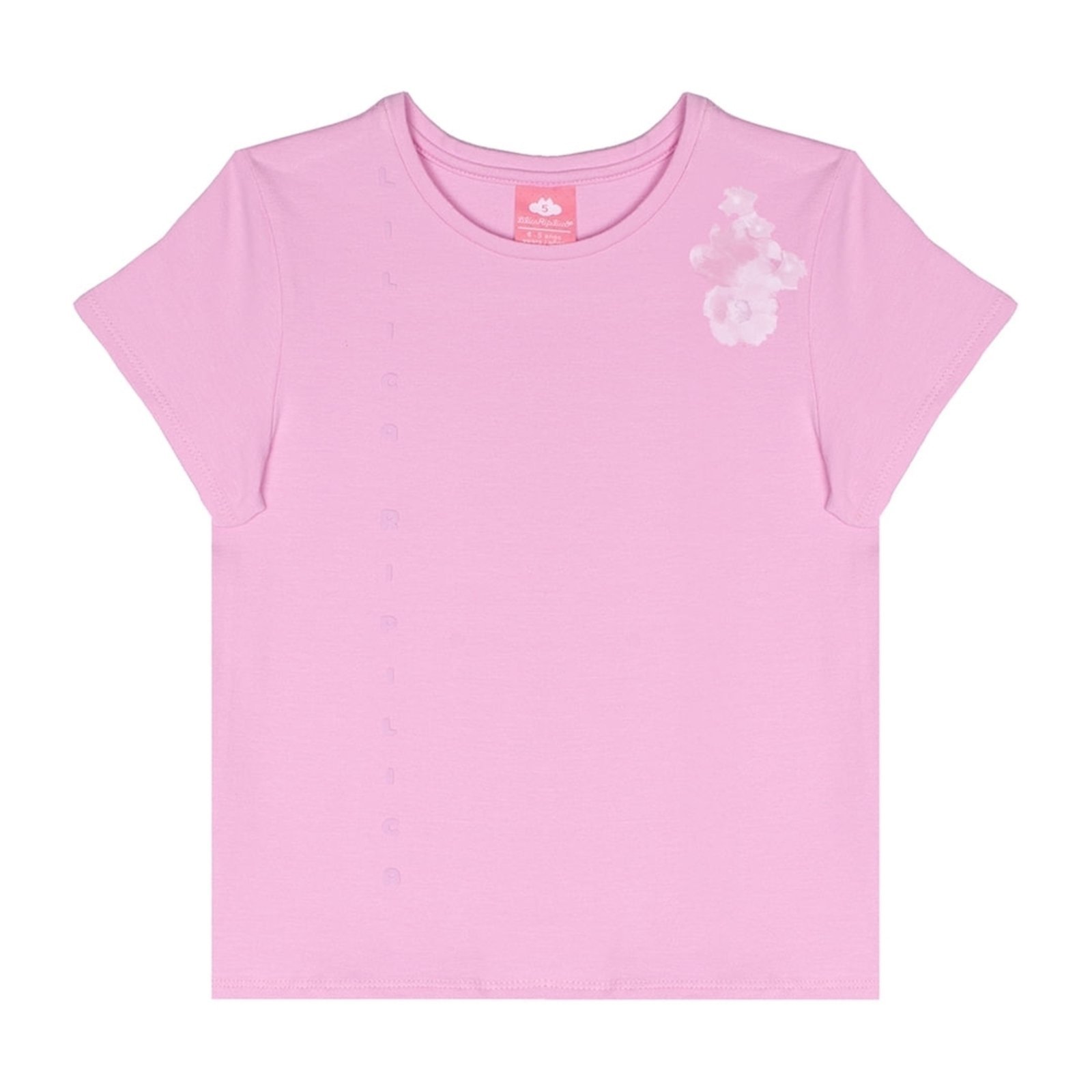 Infantil - Blusa Manga Curta Feminina Lilica Ripilica