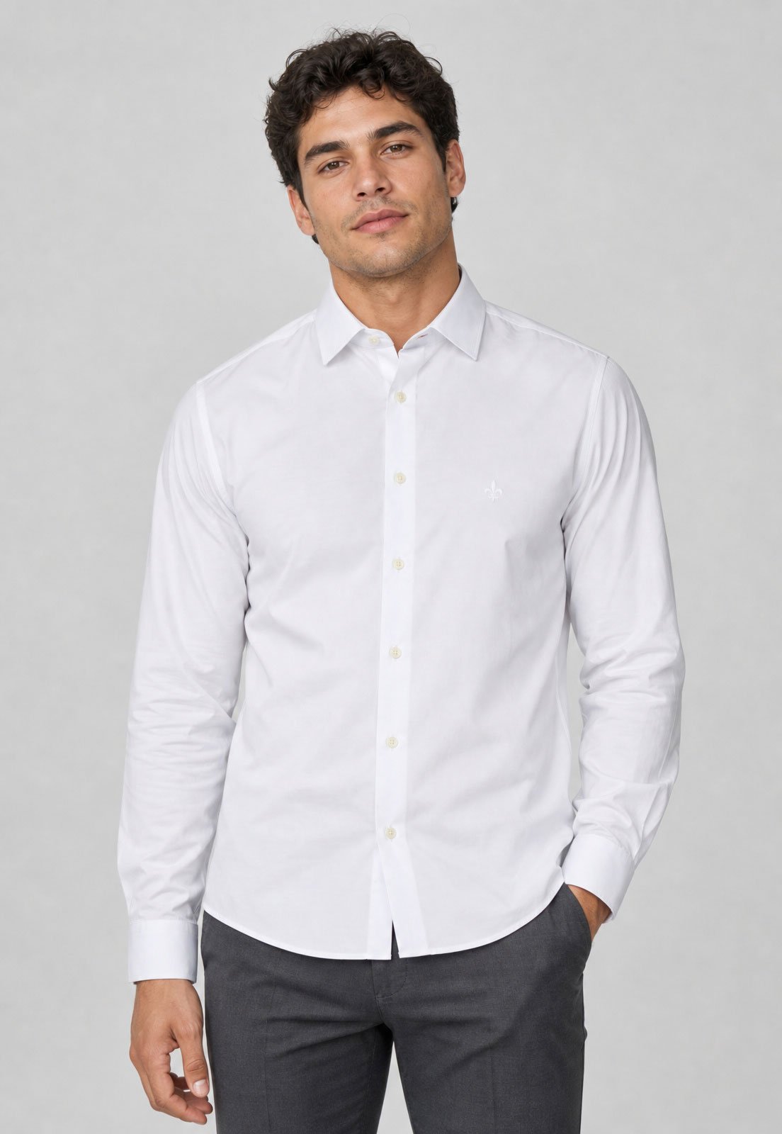 Camisa Masculina Dudalina Clássica Branca