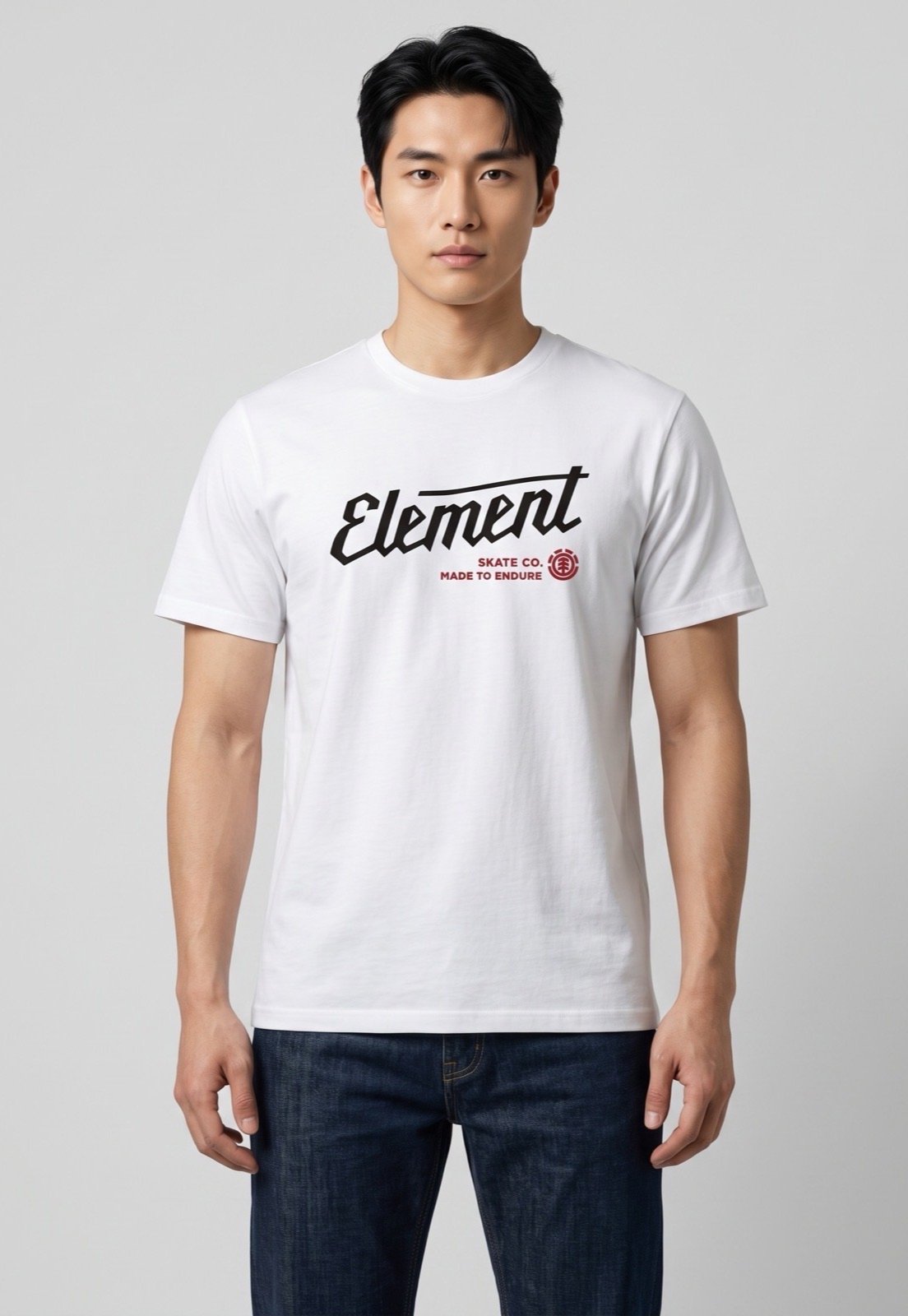 Camiseta Masculina Element Gizmo Branca
