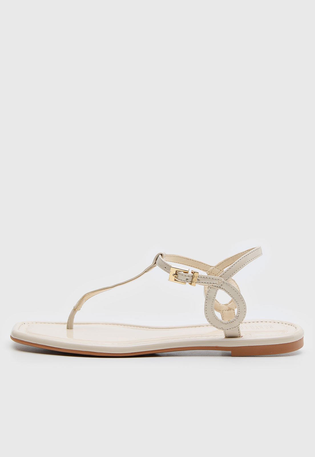 Rasteirinha Feminina Santa Lolla Fechada Off-White
