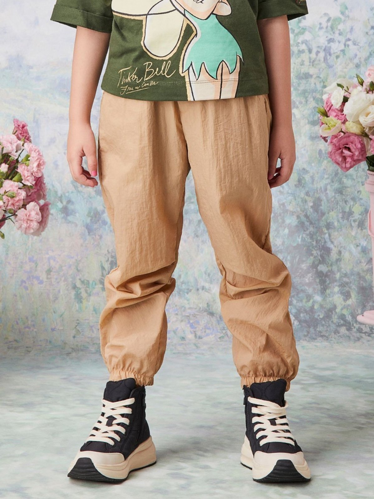 Infantil - Calça Jogger Camel