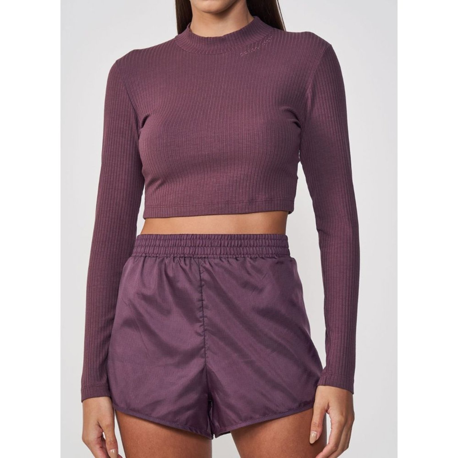 Blusa Canelada Colcci Sport Marrom Evermore