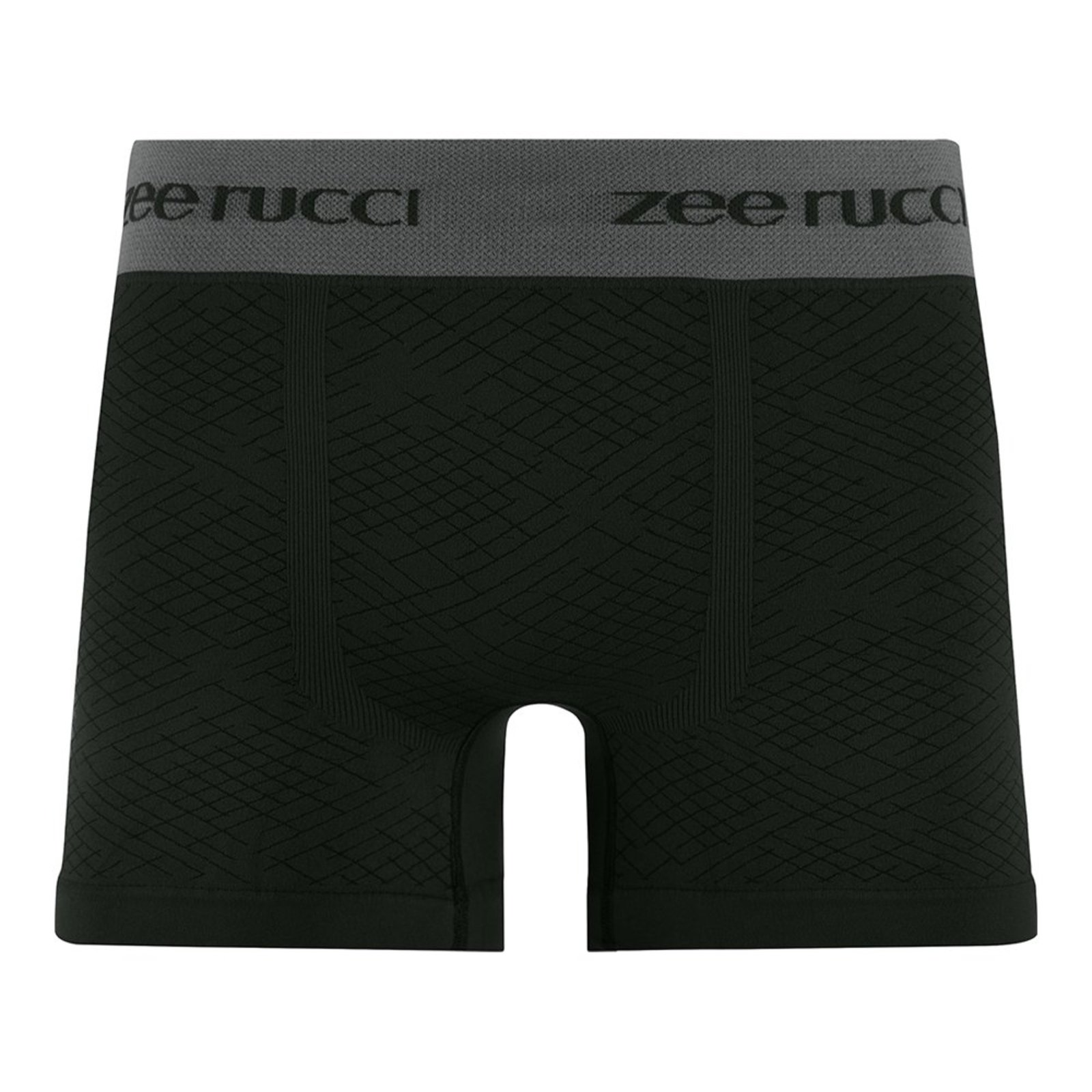 Cueca Boxer Jacquard Sem Costura Preto