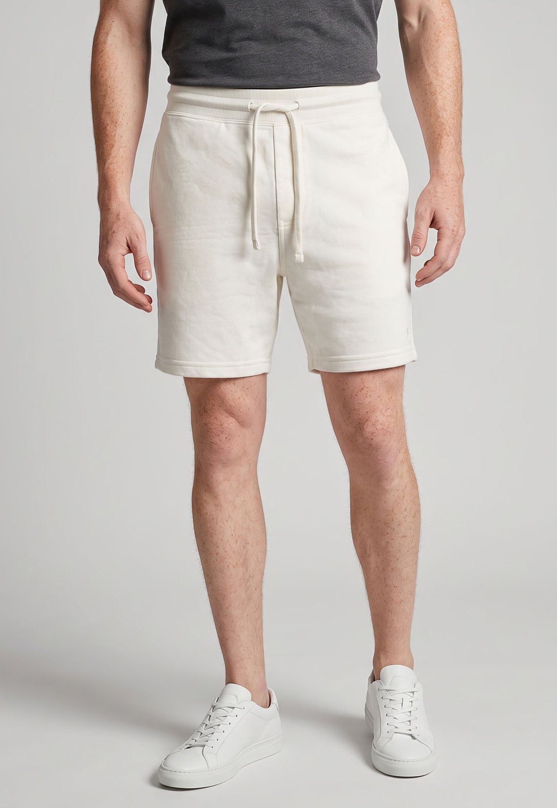 Bermuda Masculina Aeropostale Moletom com Cordão Off-White
