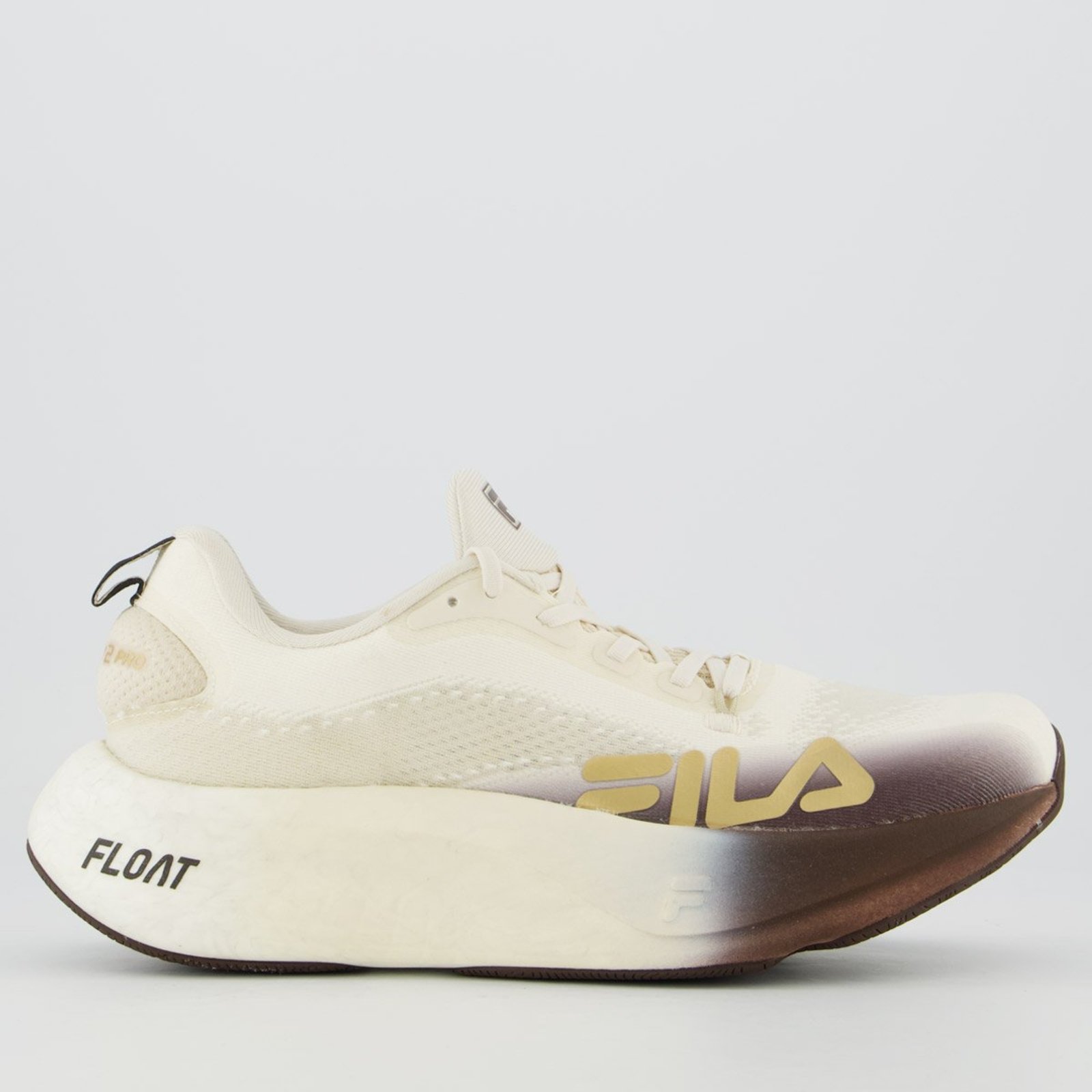 Tenis Fila Float Maxxi 2 Pro Feminino Branco e Marrom