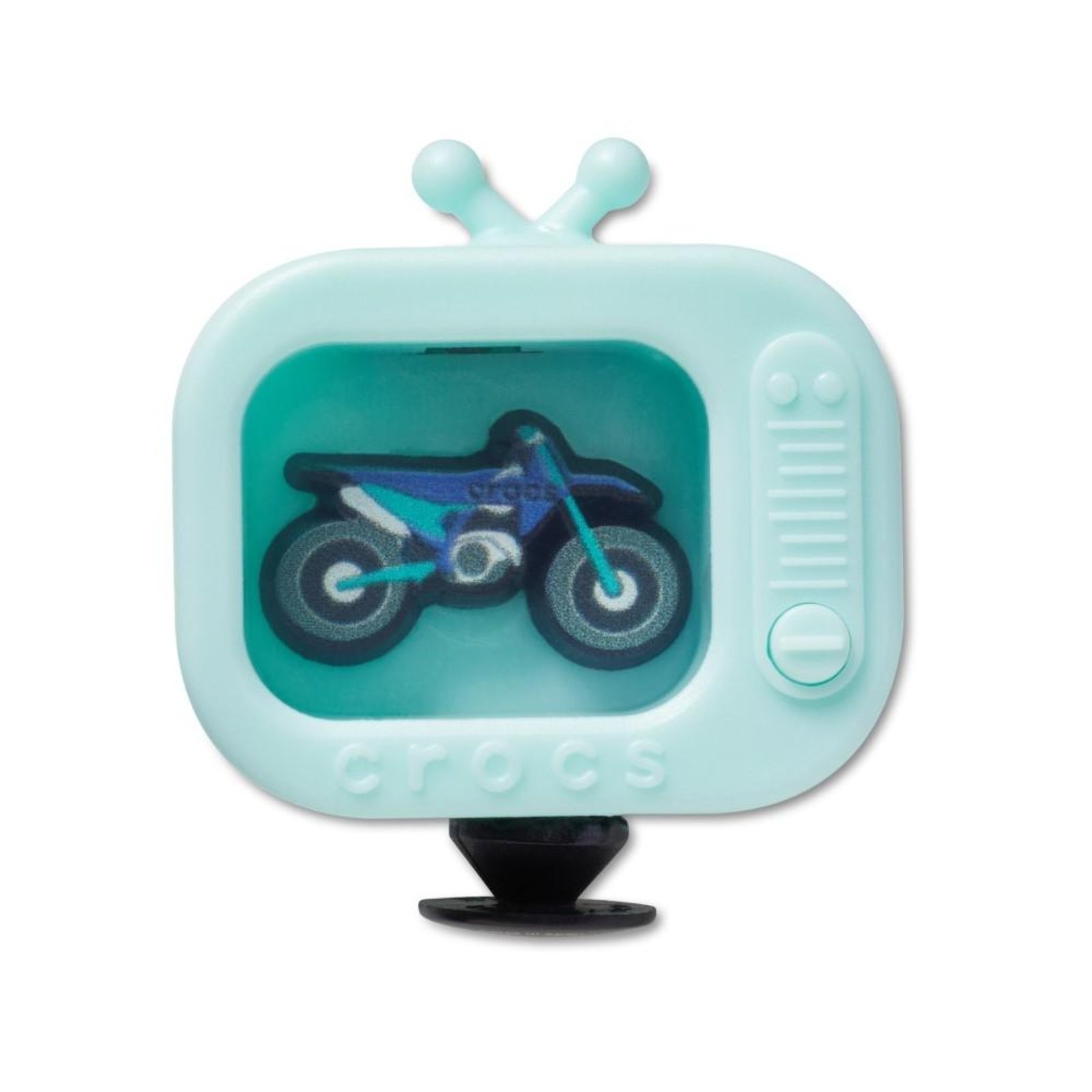 Vista 2 Infantil - Jibbitz™ TV Moto com Luz Crocs branco
