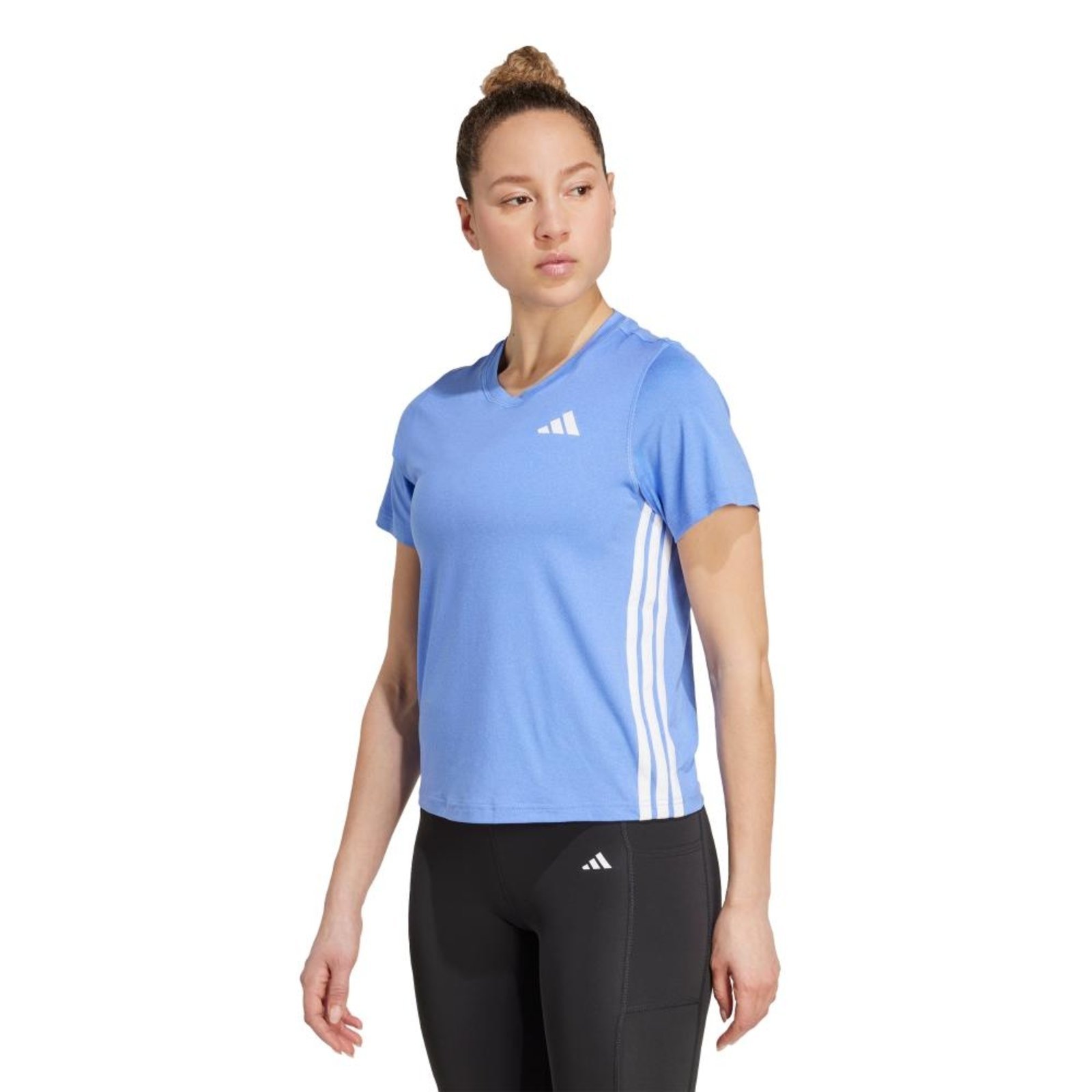 Camiseta Treino Essentials 3-Stripes adidas Performance Azul