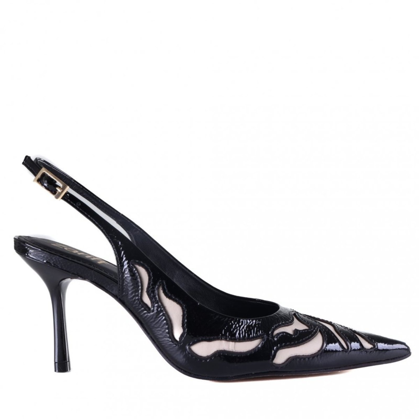 Scarpin Slingback Feminino Zariff 738002 Zariff Preto