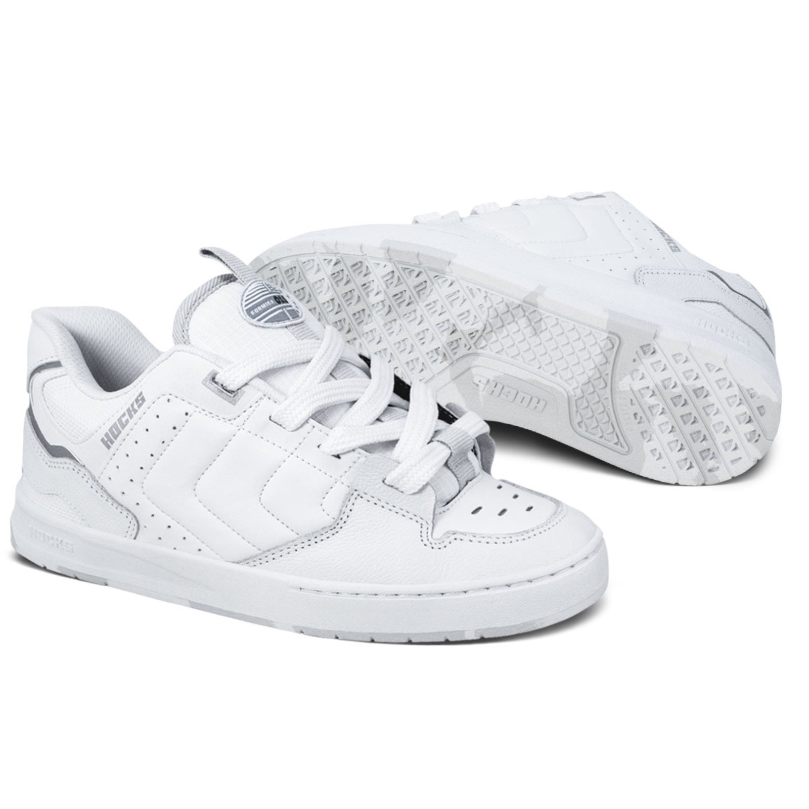 Tênis Hocks 4MIGA 011 Cristal Unissex Branco