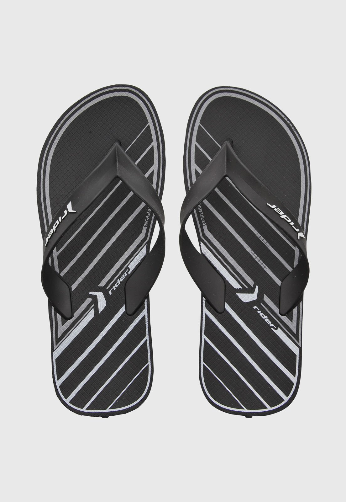 Infantil - Chinelo Rider Tiras Preto