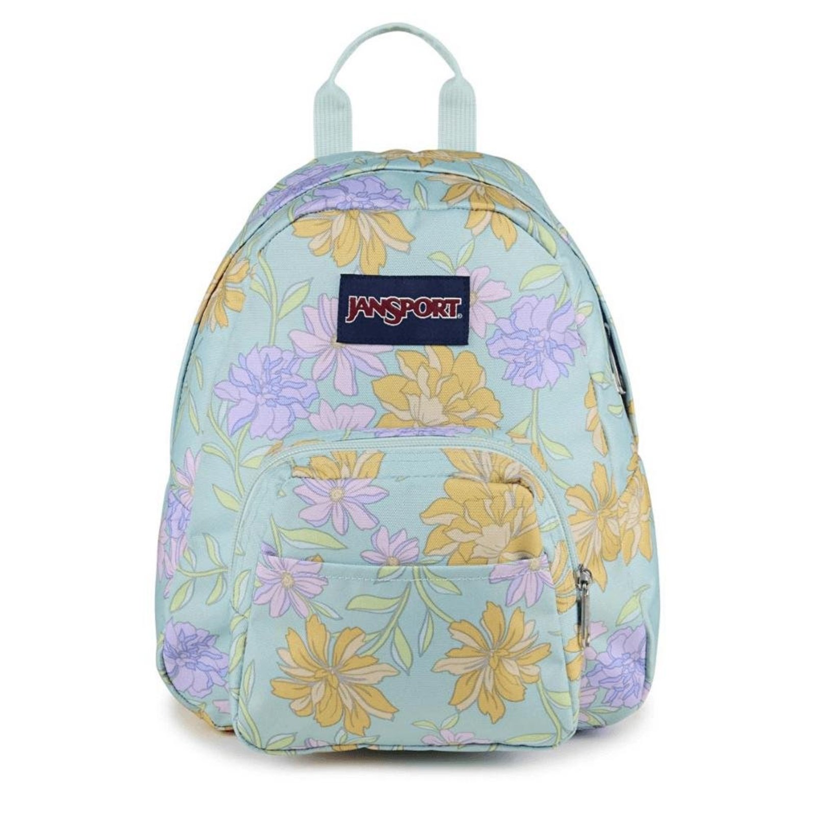 Mini Mochila Jansport Half Pint Faded Floral Fresh Mint