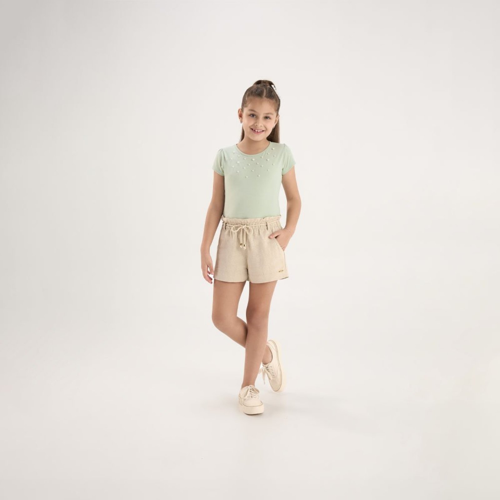 Infantil - Blusa Verde Pulla Bulla Menina - 53803-1262