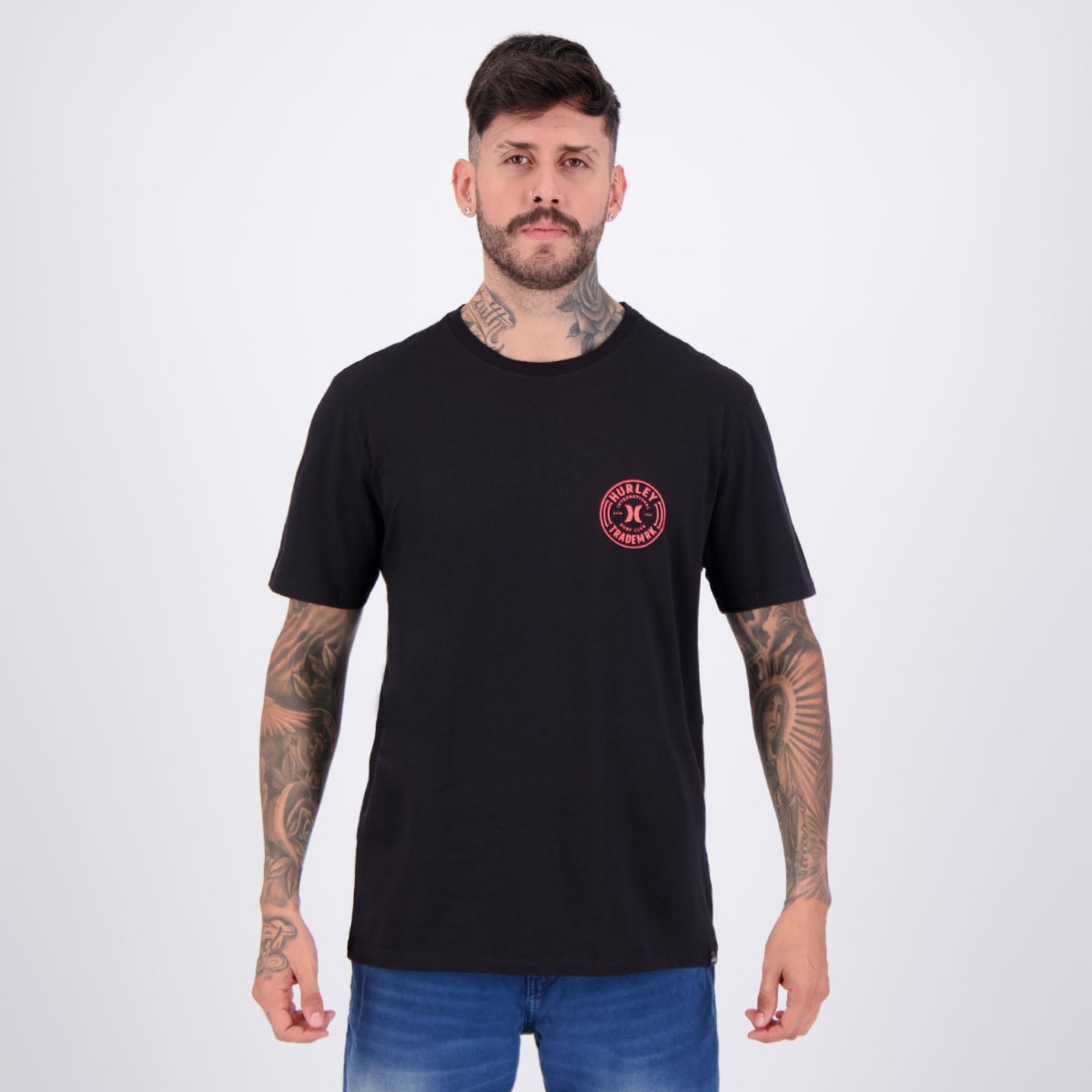 Camiseta Hurley Surf Club Preta