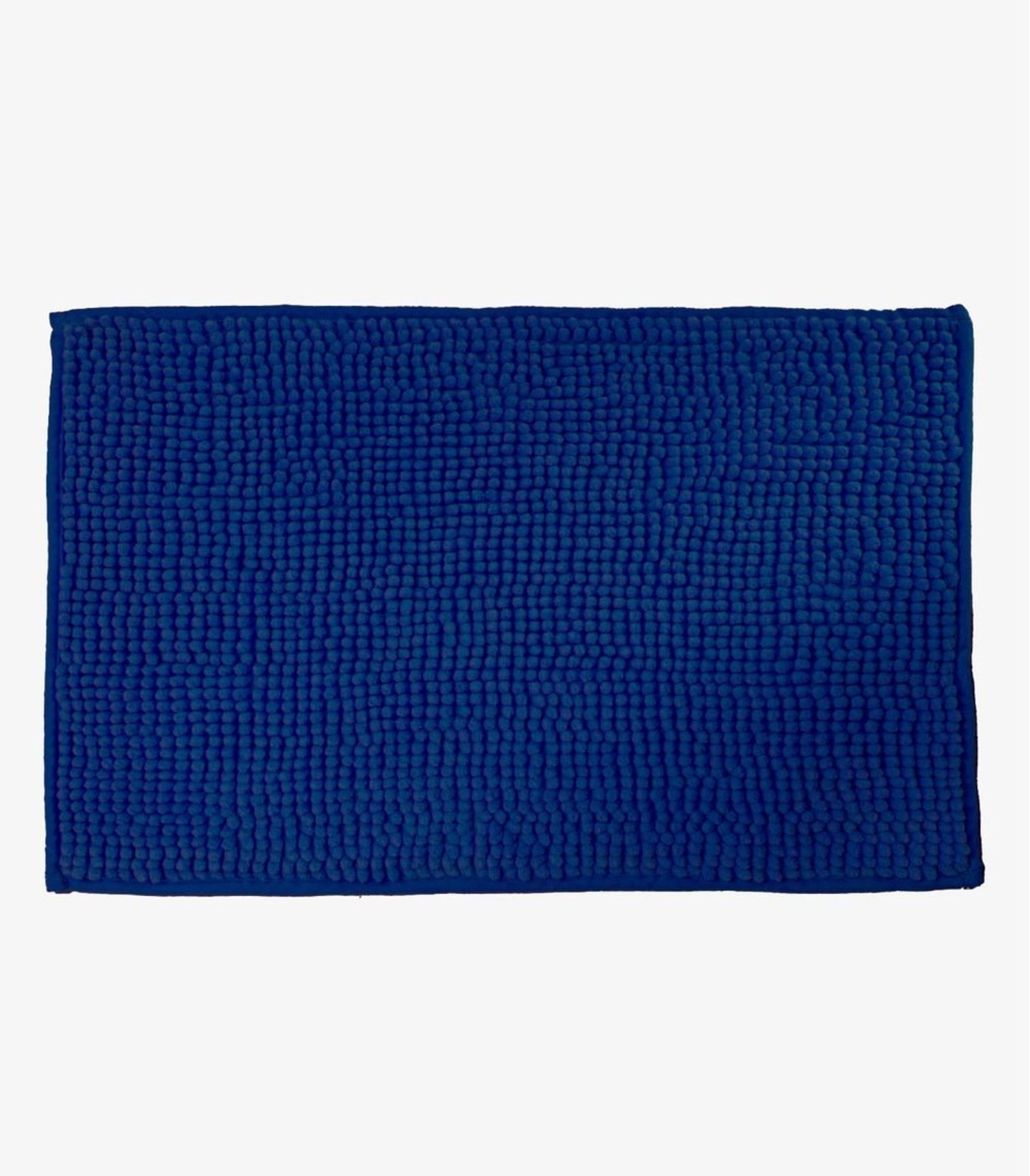 Tapete Pipoca Microfibra 38cm x 58cm Infinita Cor Azul