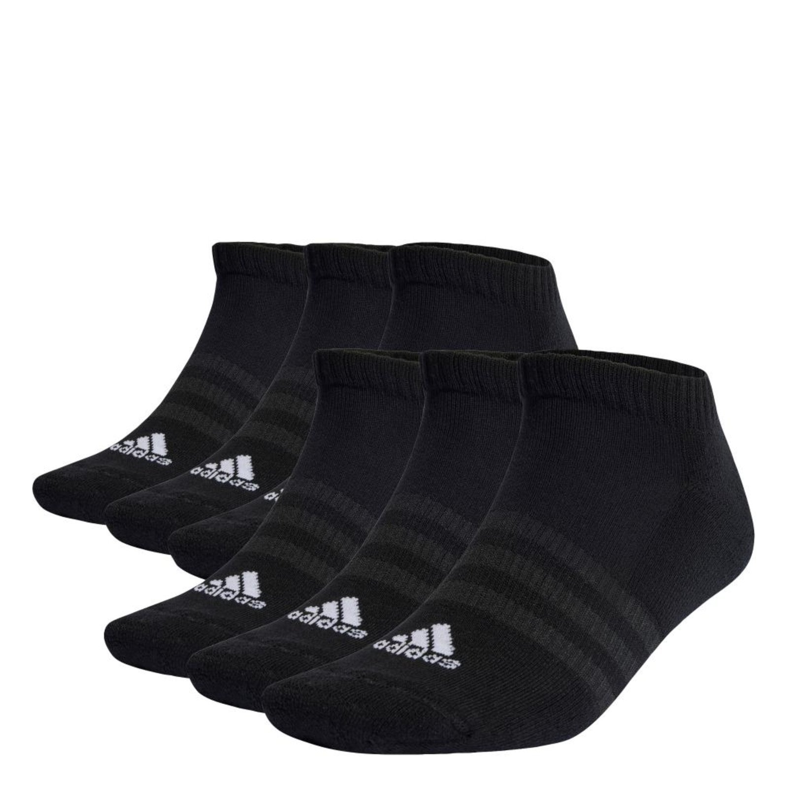 Meias Cushioned Sportswear Low-Cut 6 Pares Adidas Performance Cinza - Miniatura 2