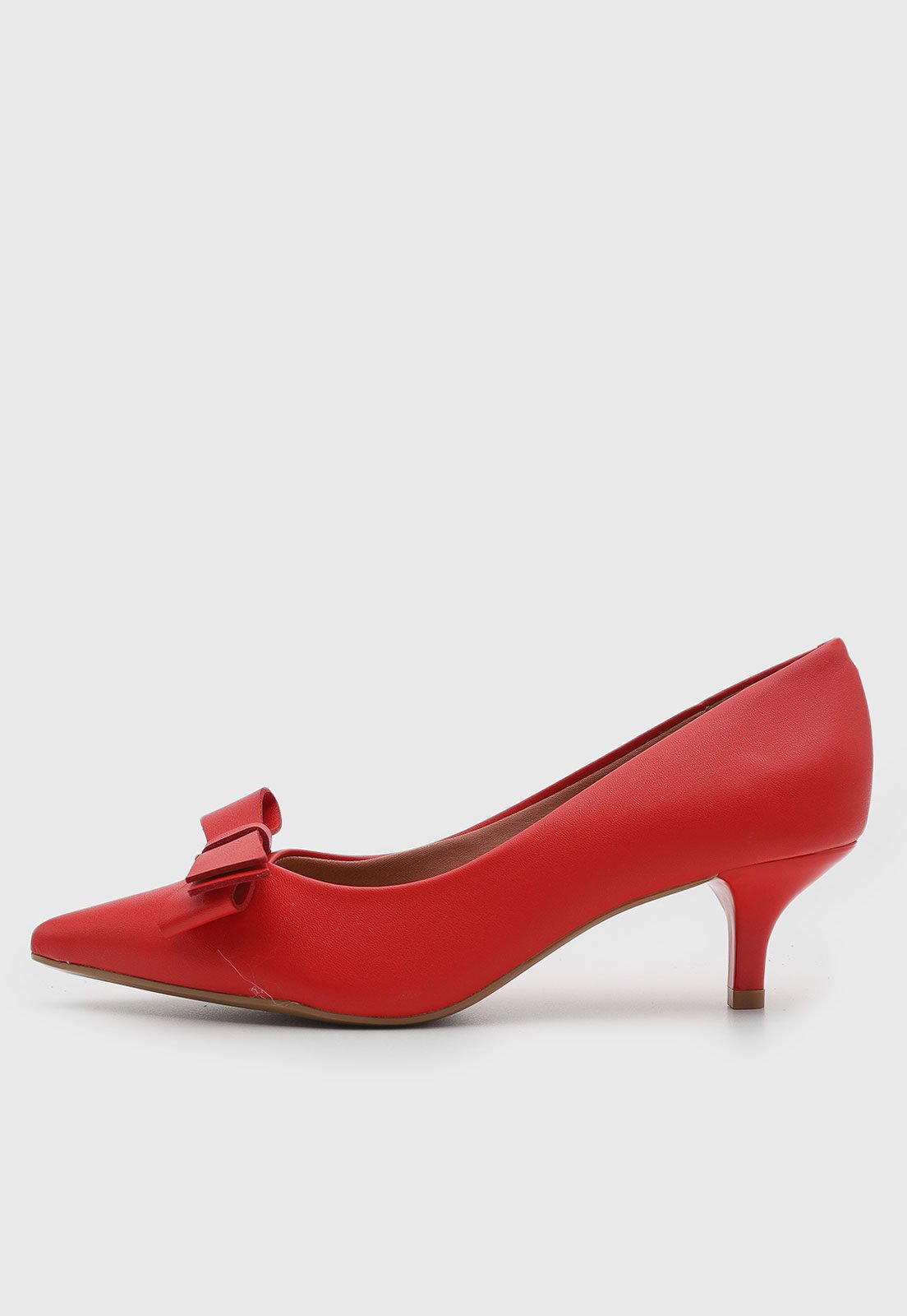 Scarpin Feminino Vizzano Laço Vermelho
