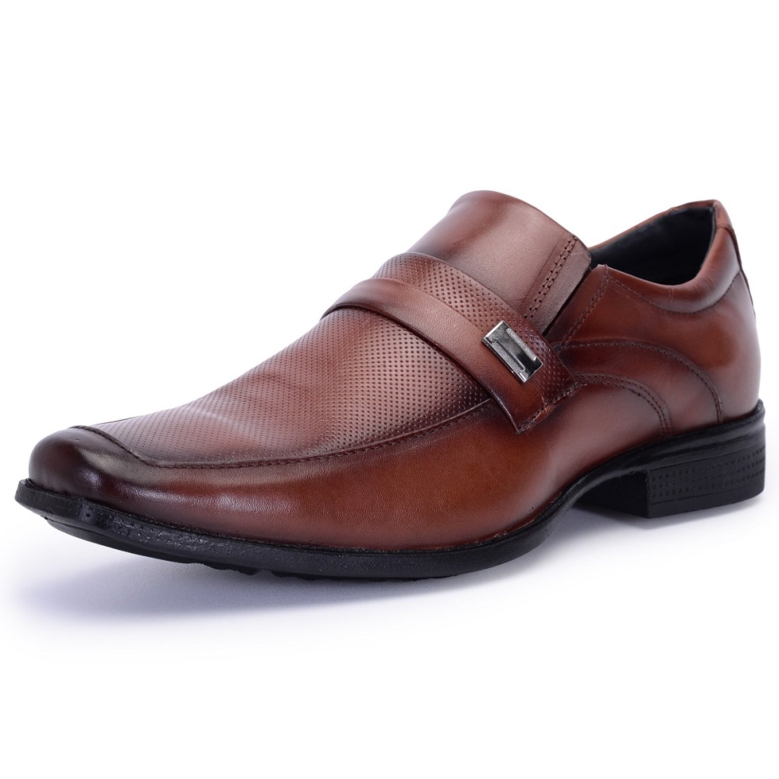 Sapato Social Masculino Ferrile Sport em Couro Café 18055