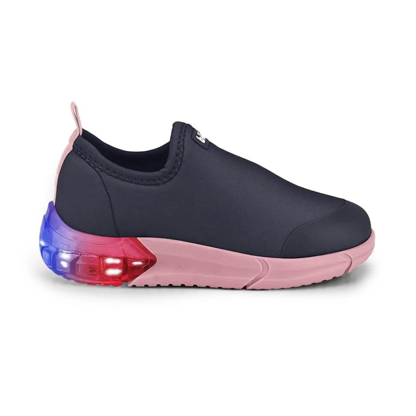 Infantil - Tênis Bibi Calçados Led Slip On Azul Marinho