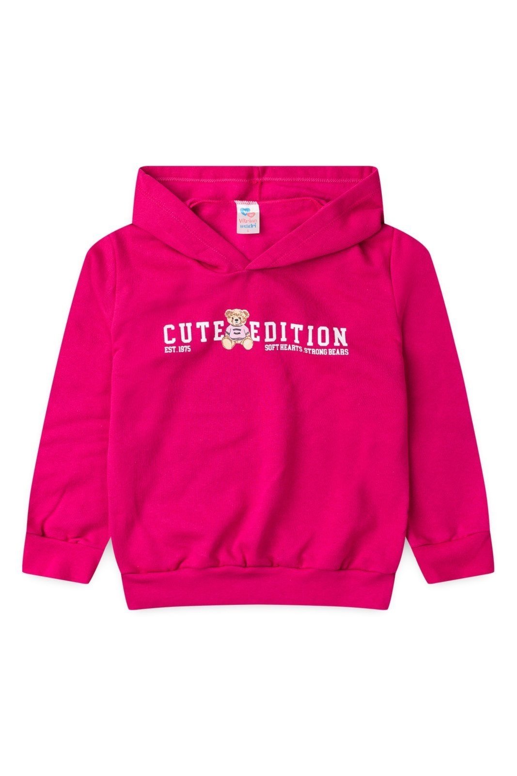 Infantil - Blusa Moletom Menina c/ Capuz Cute Edition