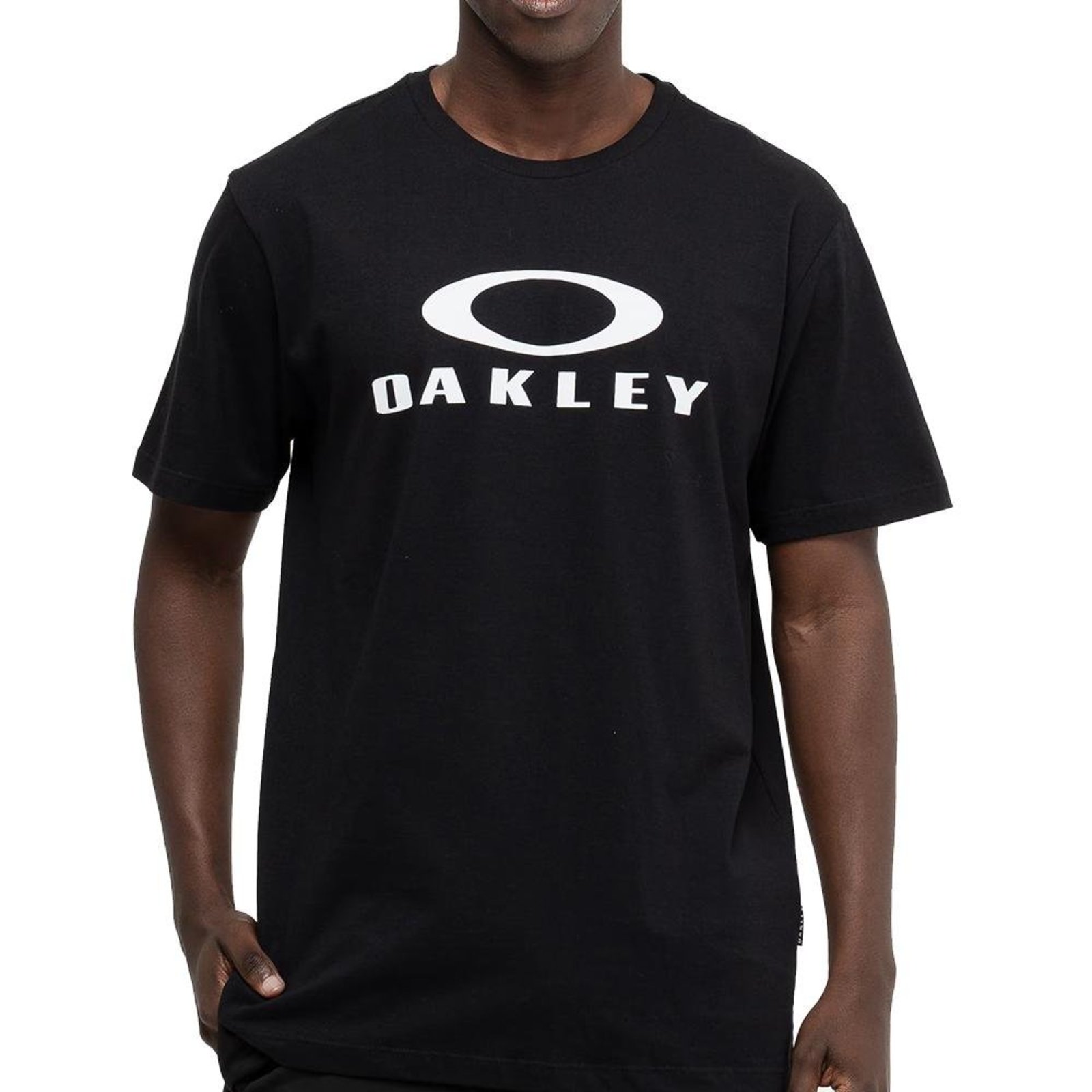 Camiseta Oakley O-Bark SS WT26 Masculina Jet Black
