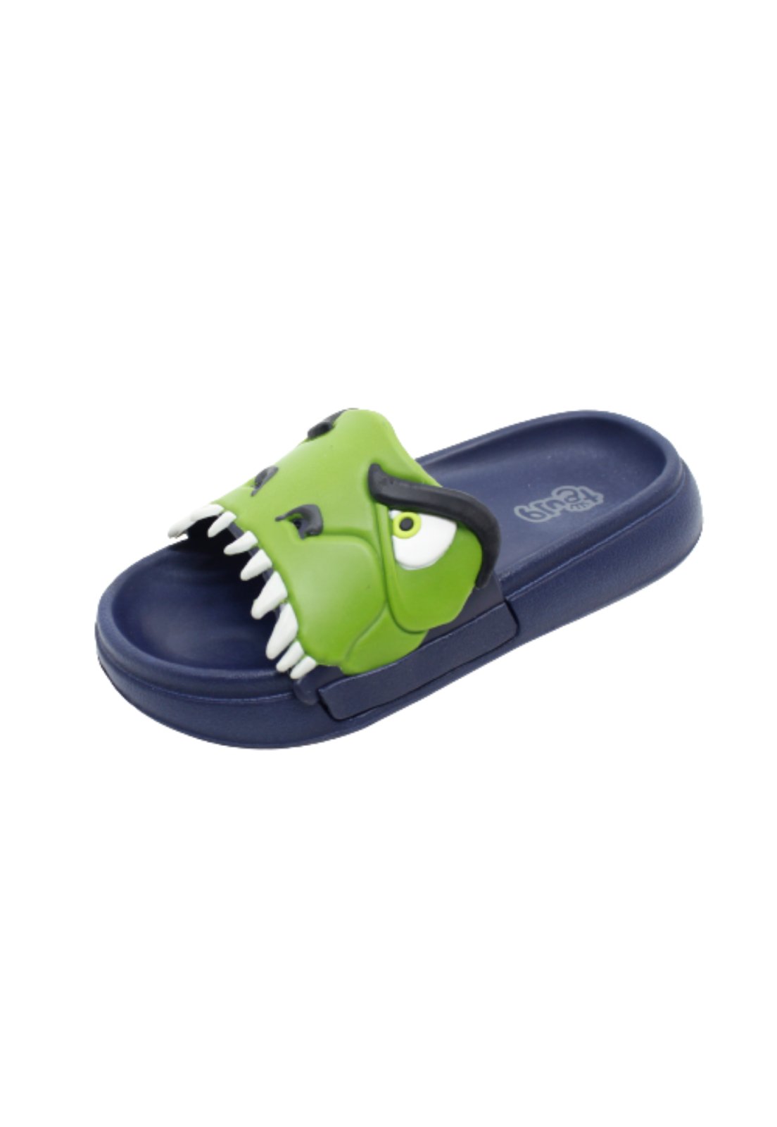 Infantil - Chinelo Slide Plugt Menino Floquinho Dinossauro Aventura Marinho