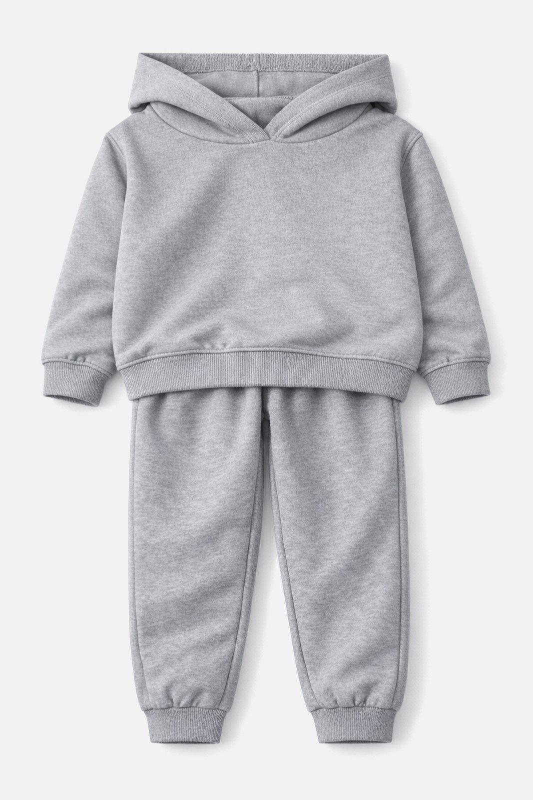 Infantil - Conjunto Moletom Básico Peluciado - Mescla