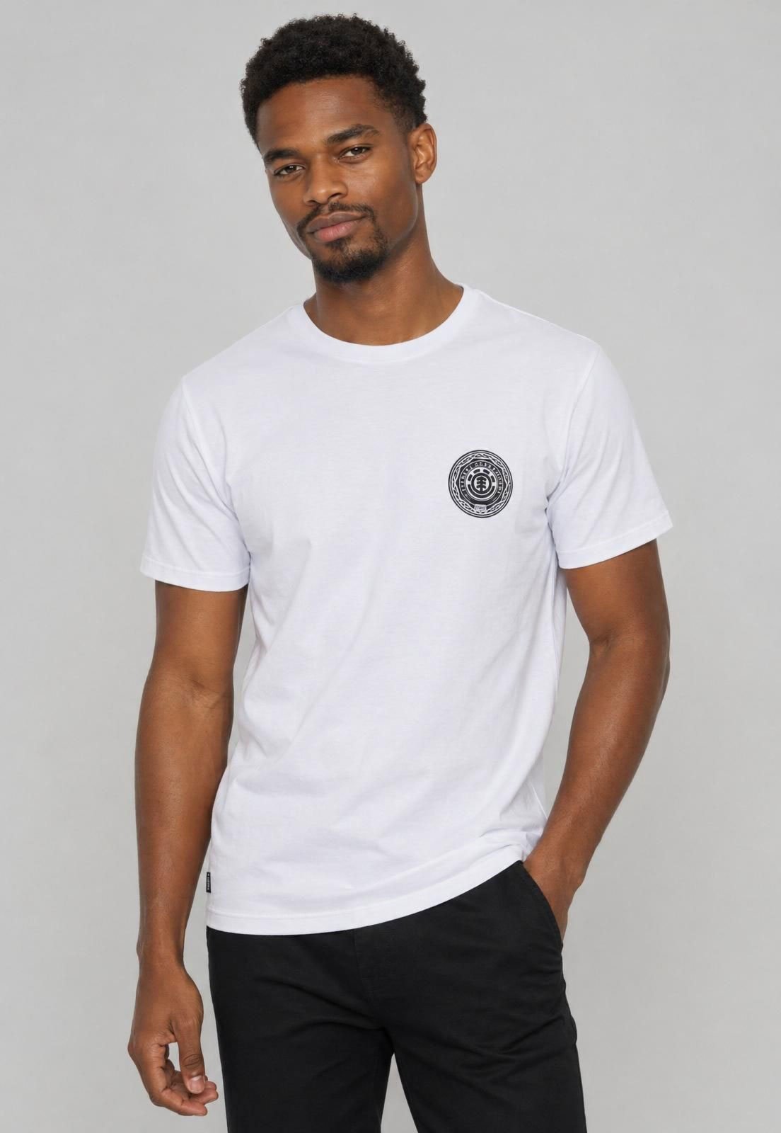 Camiseta Masculina Element Spiro Branca