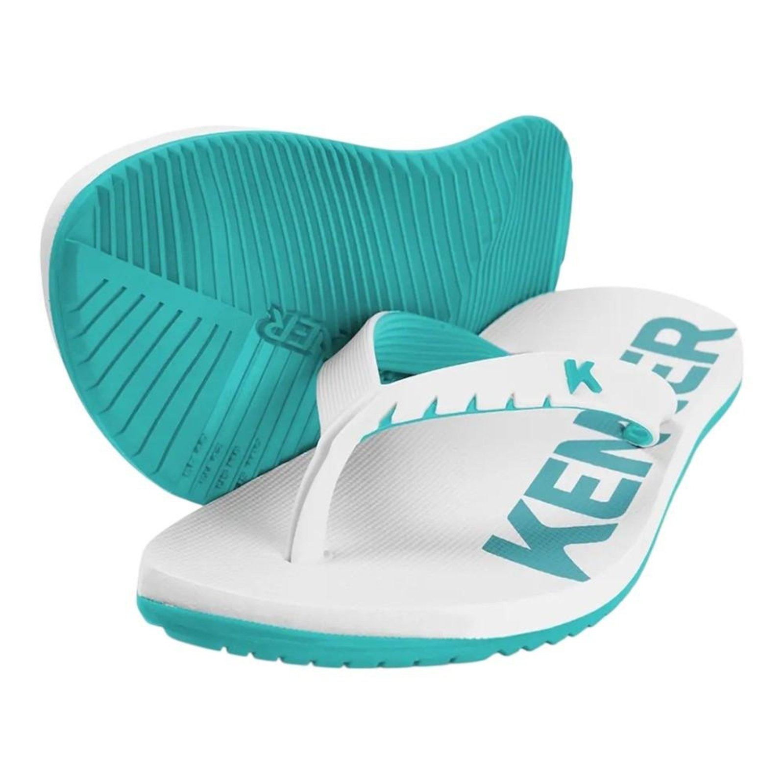 Chinelo Kenner Red Verde e Branco Masculino Branco