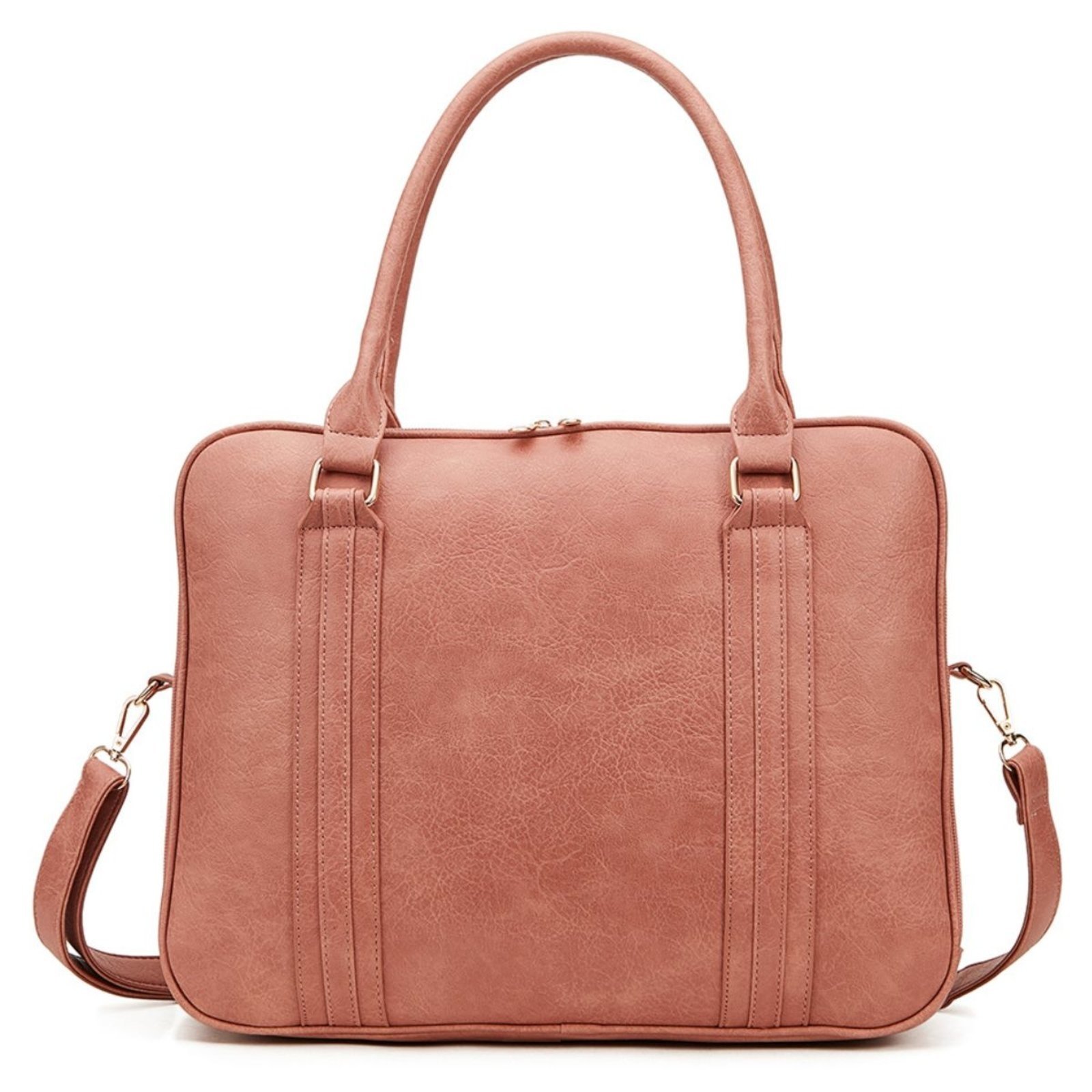 Bolsa De Notebook Grande Pasta Executiva Maleta Case Star Shop Rosa