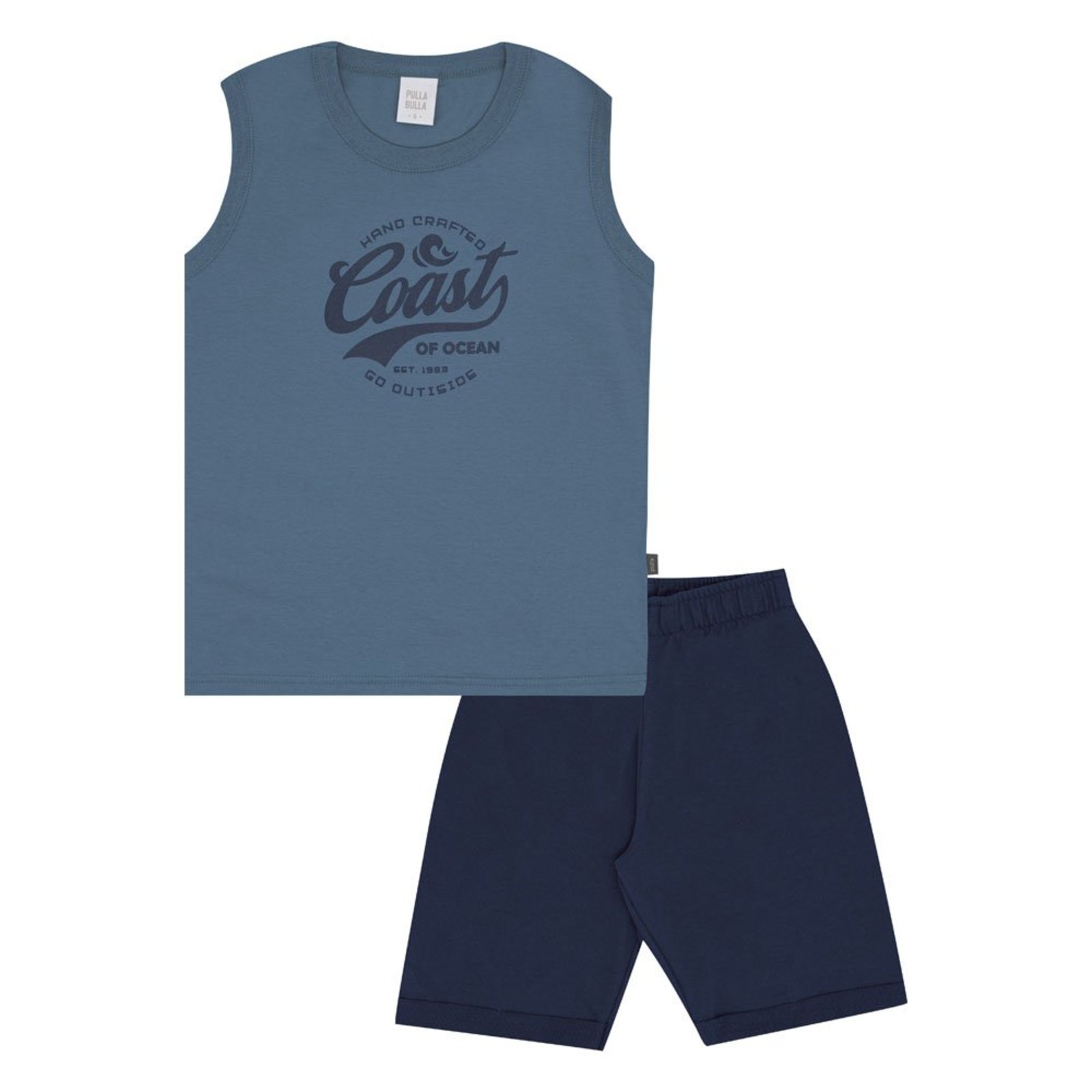 Infantil - Conjunto Menino - Azul - 52367-1316