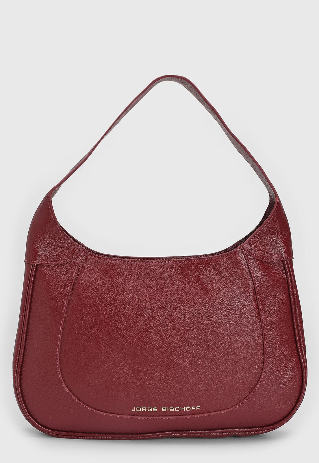 Bolsa Tiracolo Feminina Jorge Bischoff Hobo Vermelha