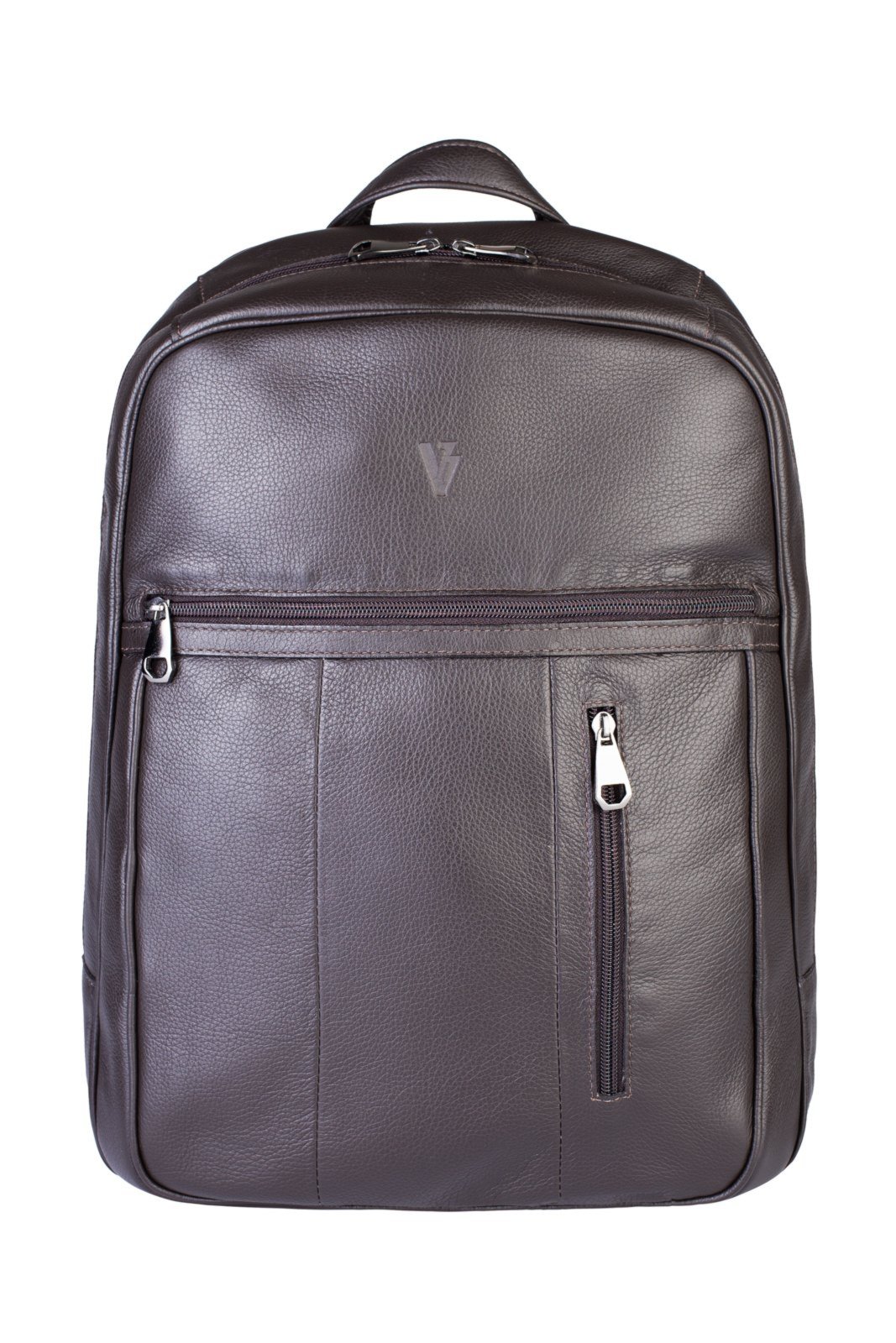 Mochila Vira Vento Masculina Em Couro Para Notebook Murilo – Café