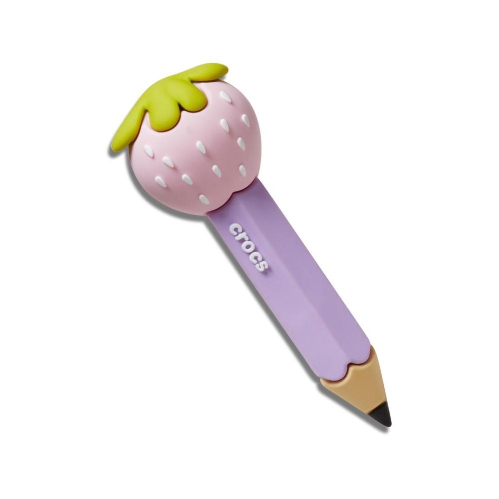 Vista 2 Infantil - Jibbitz™ Lápis de Morango Perfumado Crocs branco